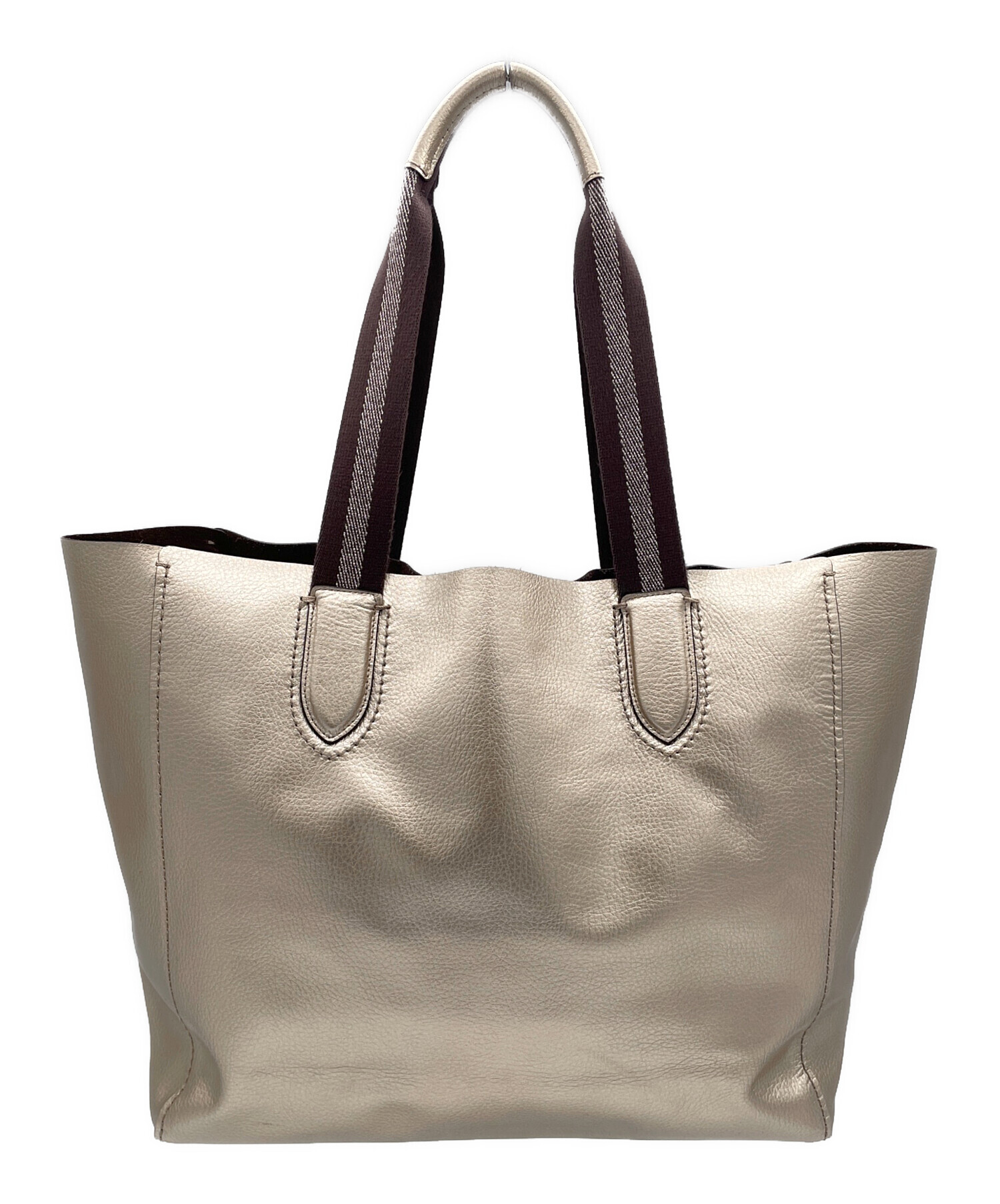 中古・古着通販】COACH (コーチ) トートバッグ ピンクゴールド 