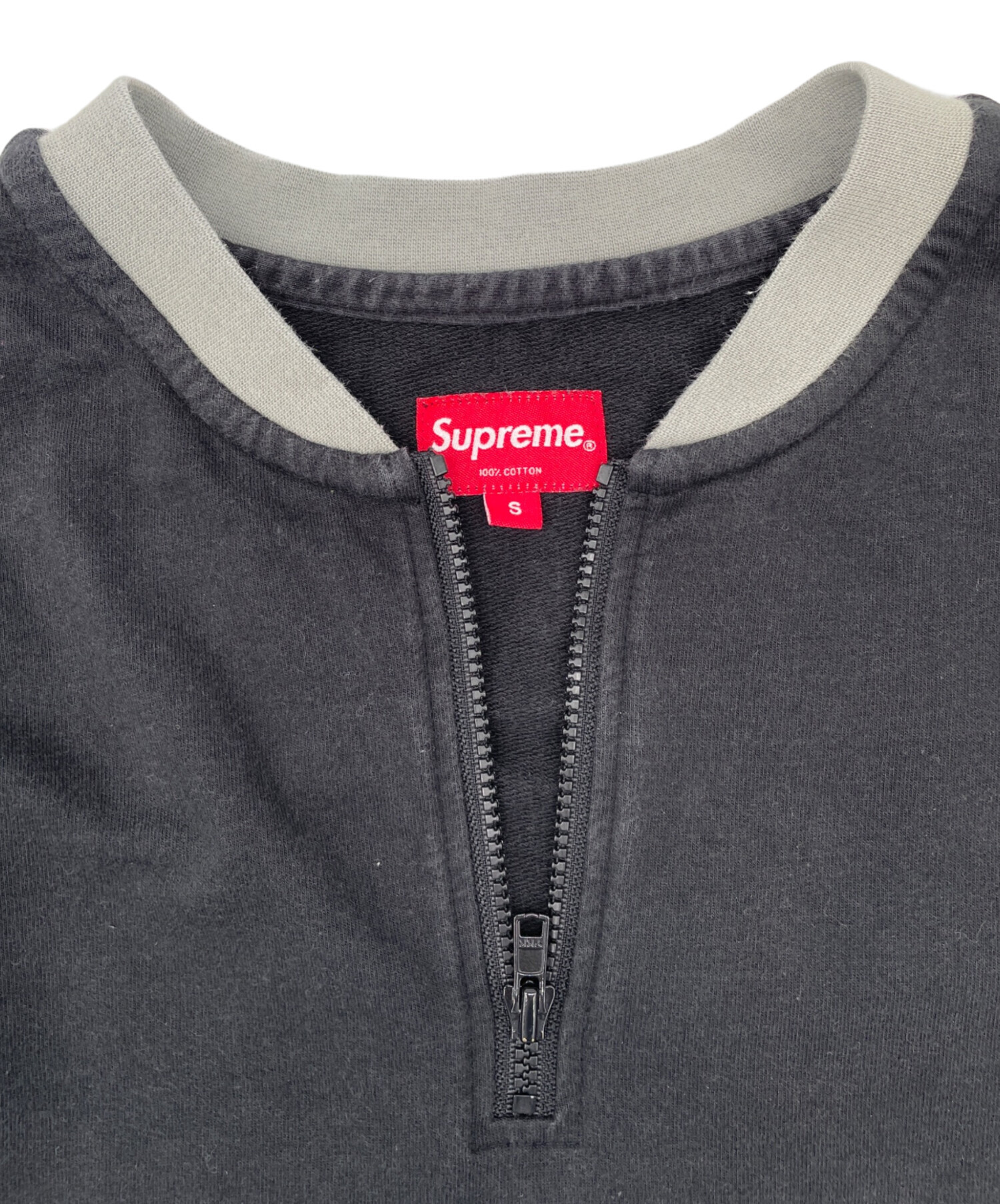 中古・古着通販】Supreme (シュプリーム) ハーフジップスウェット 