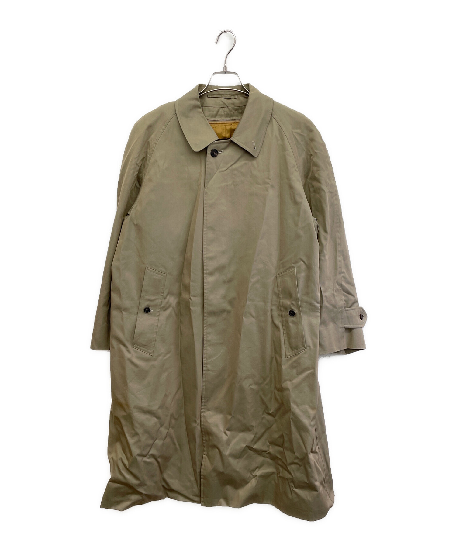 Burberrys バーバリー スプリングコート バルマカーン 立ち襟 ベージュ 中古・古着通販】Burberry's (バーバリーズ) バルマカーンコート