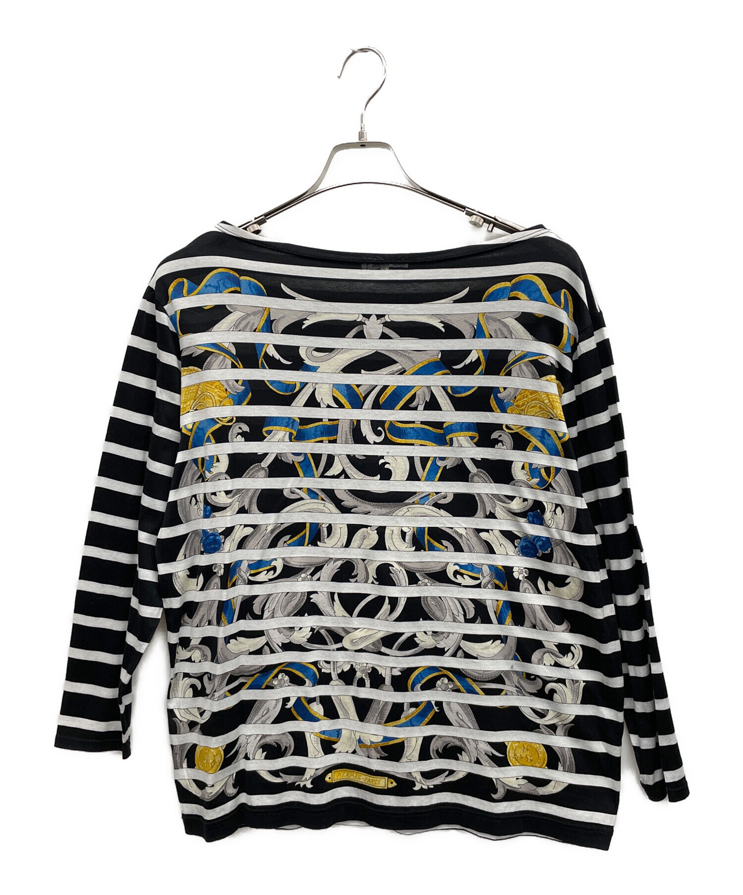 中古・古着通販】HERMES (エルメス) 長袖カットソー ブラック サイズ:L