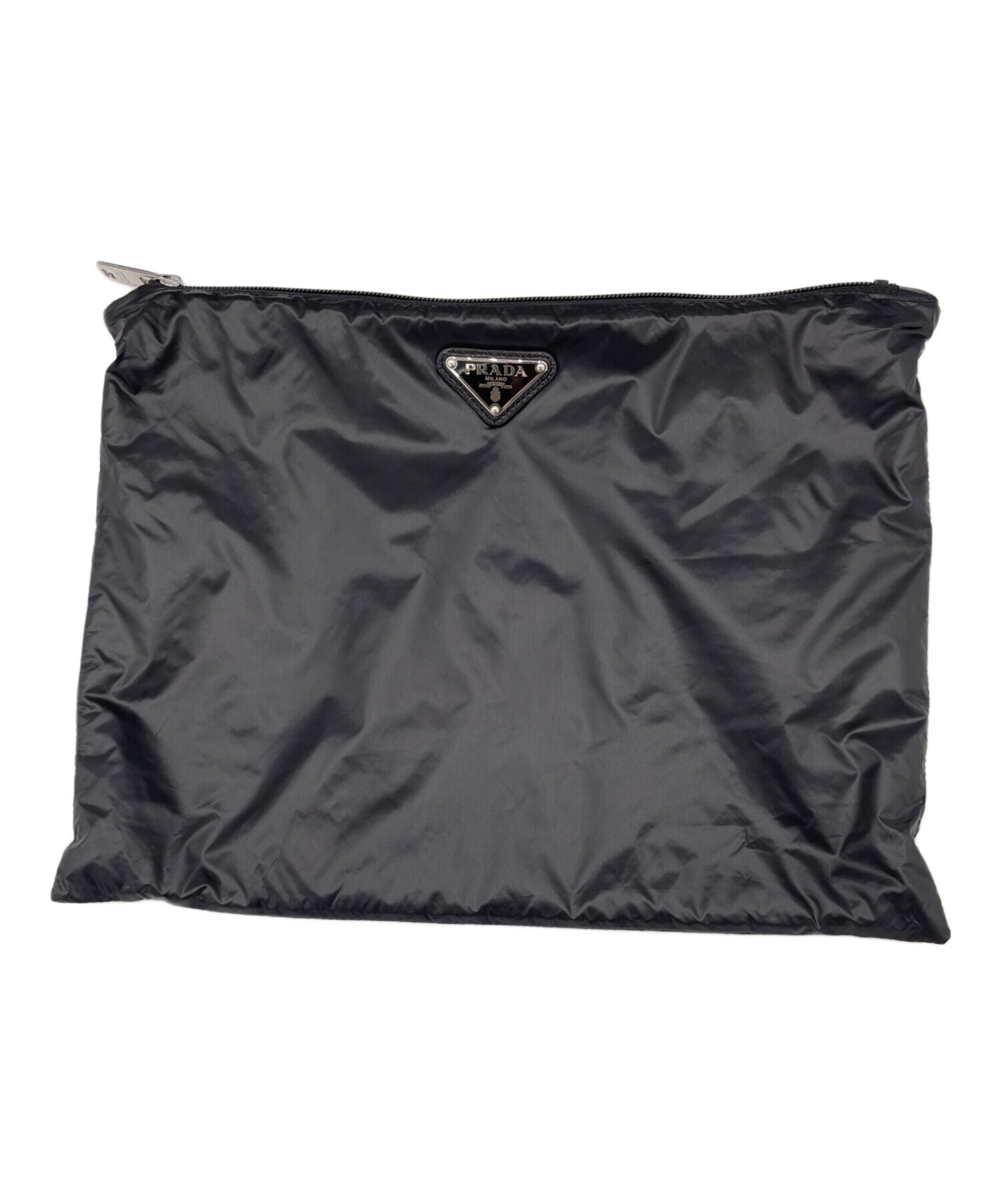 中古・古着通販】PRADA (プラダ) ダウンベスト ブラック サイズ:40 