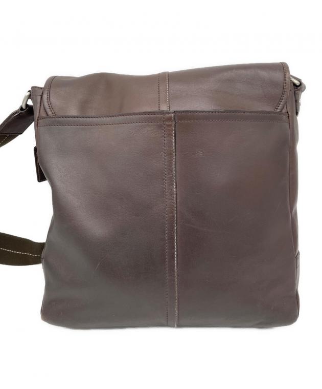 中古・古着通販】COACH (コーチ) メッセンジャーバッグ ブラウン