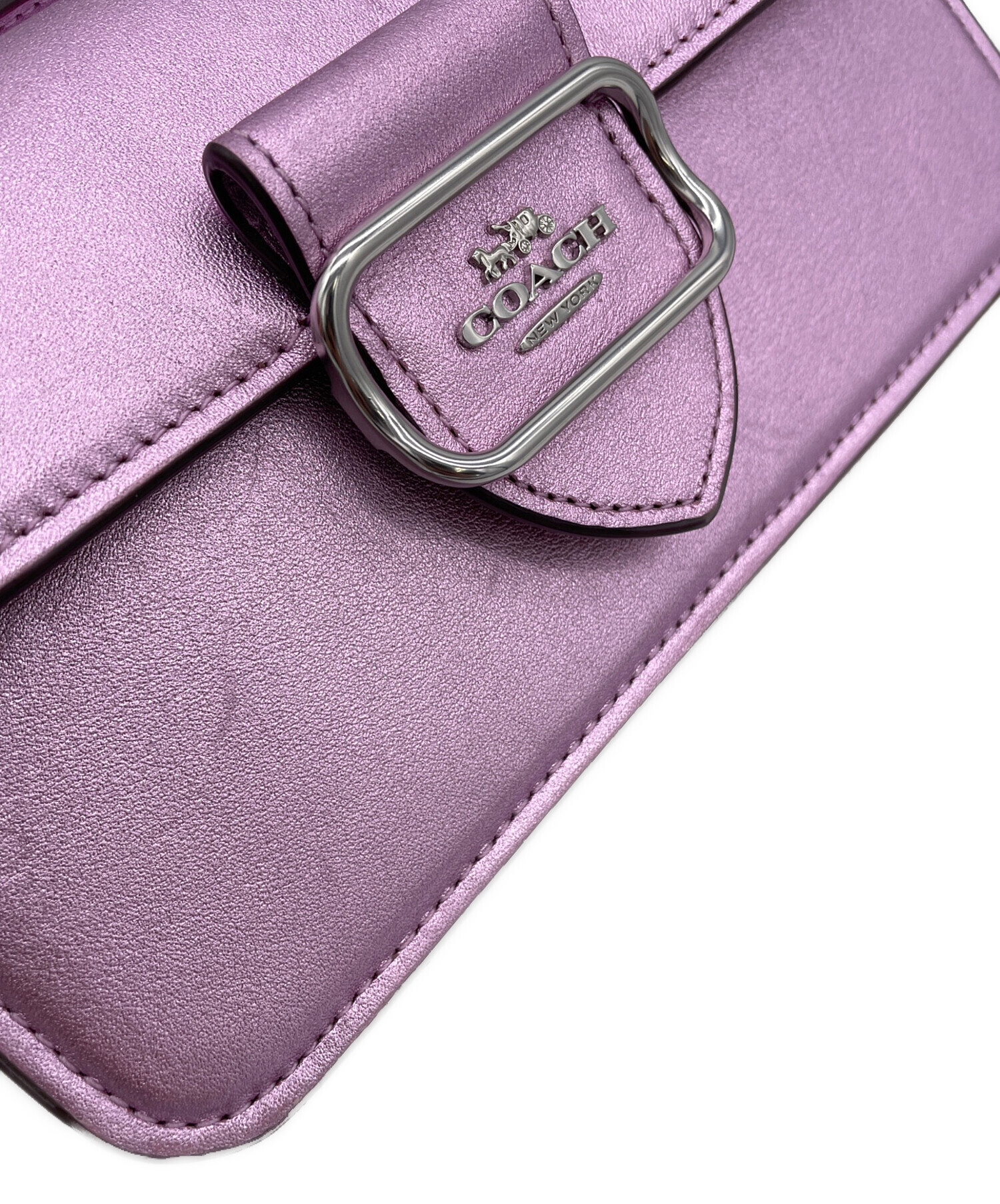 中古・古着通販】COACH (コーチ) モーガン クロスボディ ピンク