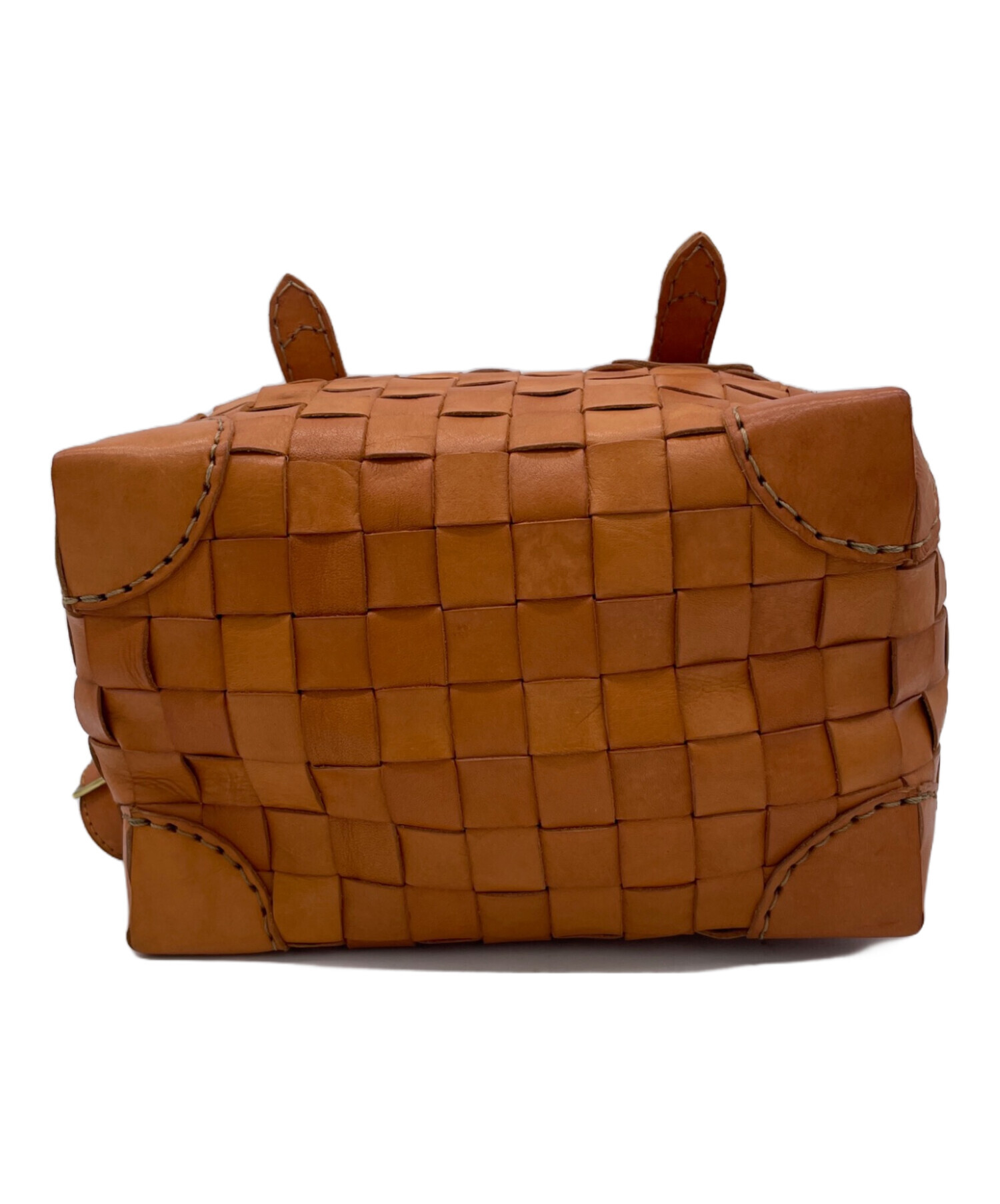 中古・古着通販】robita (ロビタ) レザーハンドバッグ キャメル 