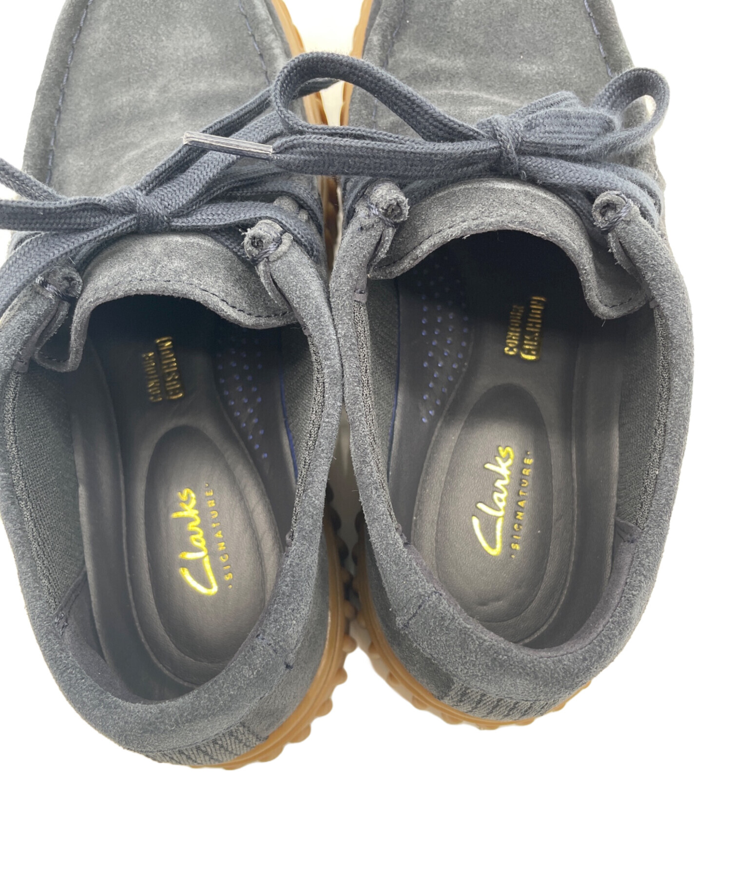 中古・古着通販】CLARKS (クラークス) ワラビーシューズ ネイビー