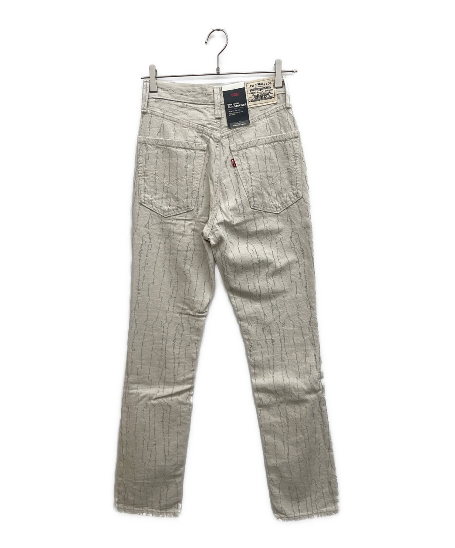 LEVI'S リーバイス パンツ（その他） S ベージュ 【古着】【中古】【送料無料】 中古・古着通販】LEVI'S (リーバイス) デニムパンツ ベージュ サイズ