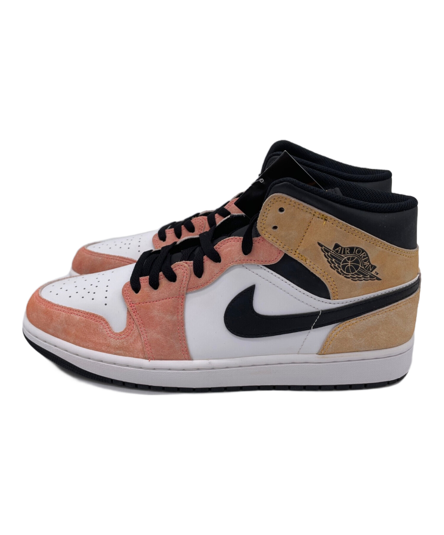 中古・古着通販】NIKE (ナイキ) AIR JORDAN 1 MID SE ベージュ サイズ 
