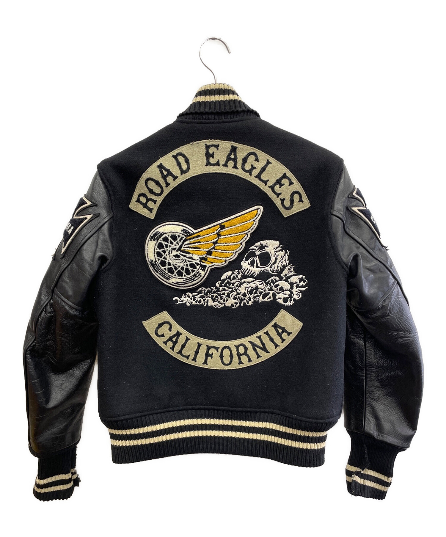 中古・古着通販】WHITESVILLE (ホワイツビル) スタジャン ブラック