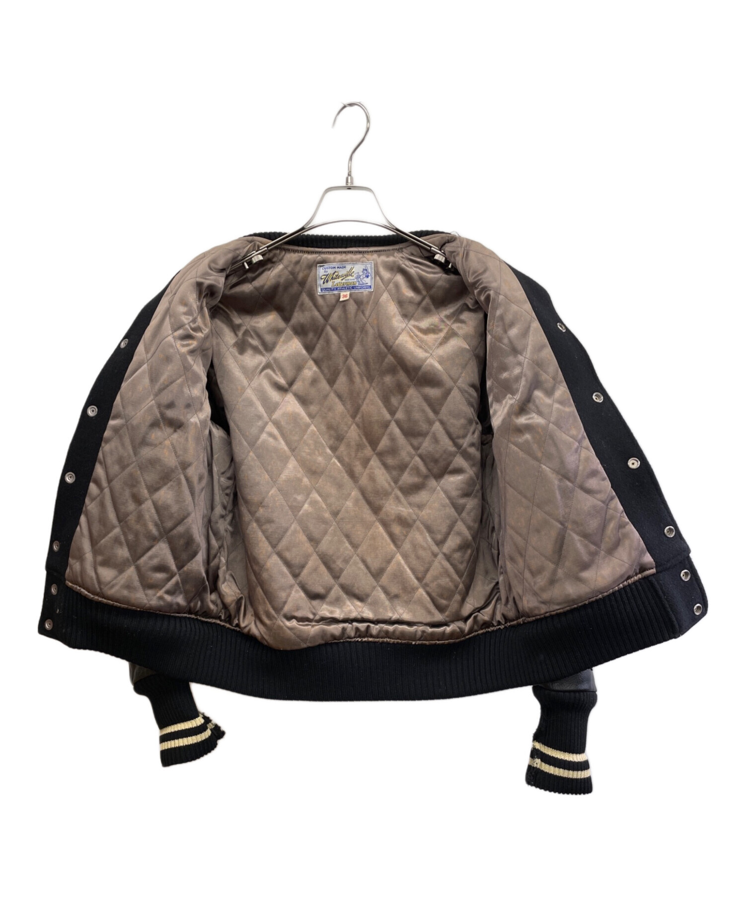 中古・古着通販】WHITESVILLE (ホワイツビル) スタジャン ブラック