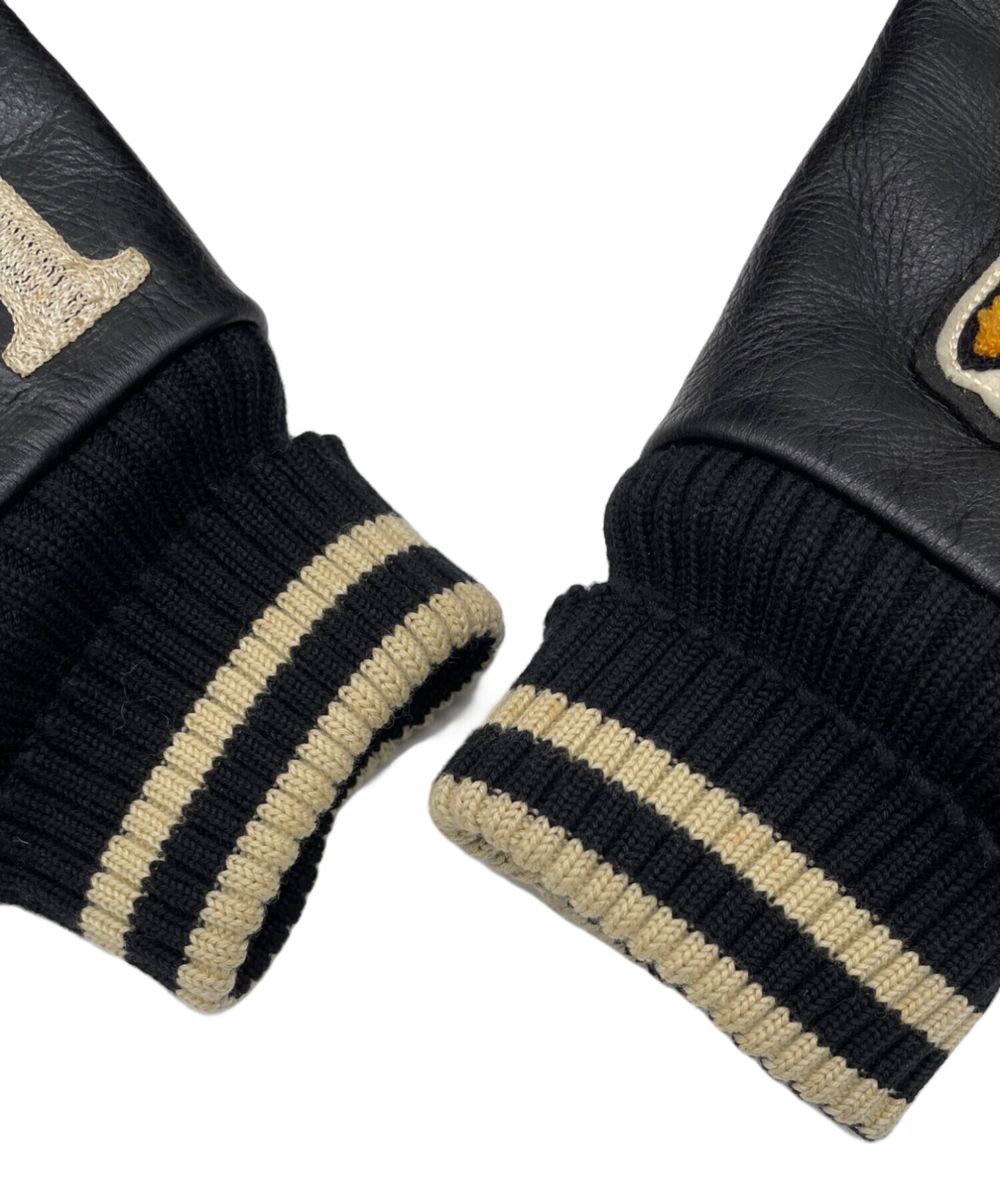 中古・古着通販】WHITESVILLE (ホワイツビル) スタジャン ブラック