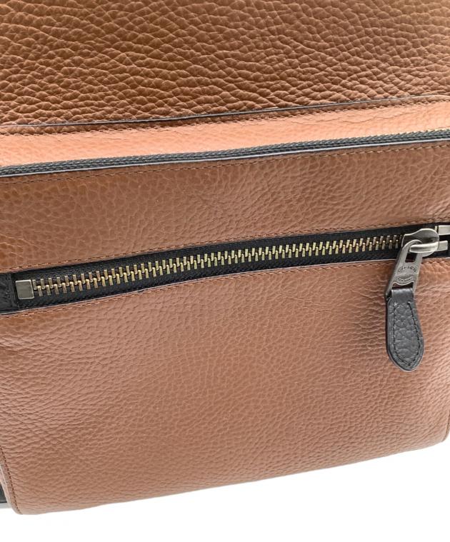 中古・古着通販】COACH (コーチ) レザーリュック ブラウン