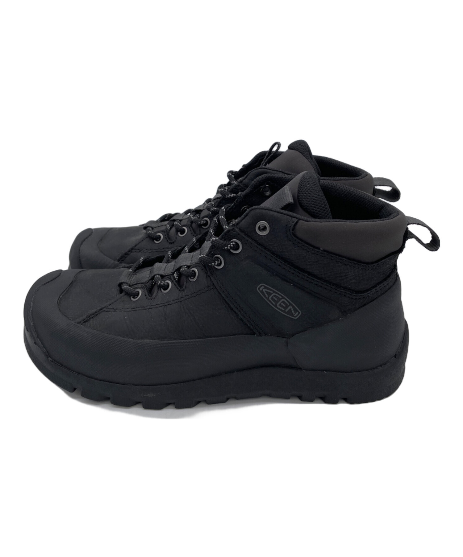 中古・古着通販】KEEN (キーン) トレッキングブーツ ブラック サイズ 