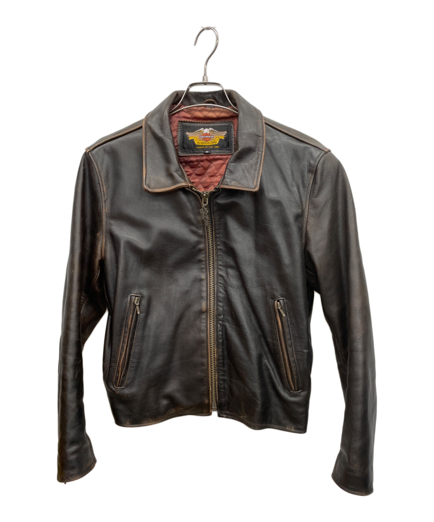 ハーレーダビッドソン　シングルライダースジャケット 中古・古着通販】HARLEY-DAVIDSON (ハーレーダビッドソン) シングル