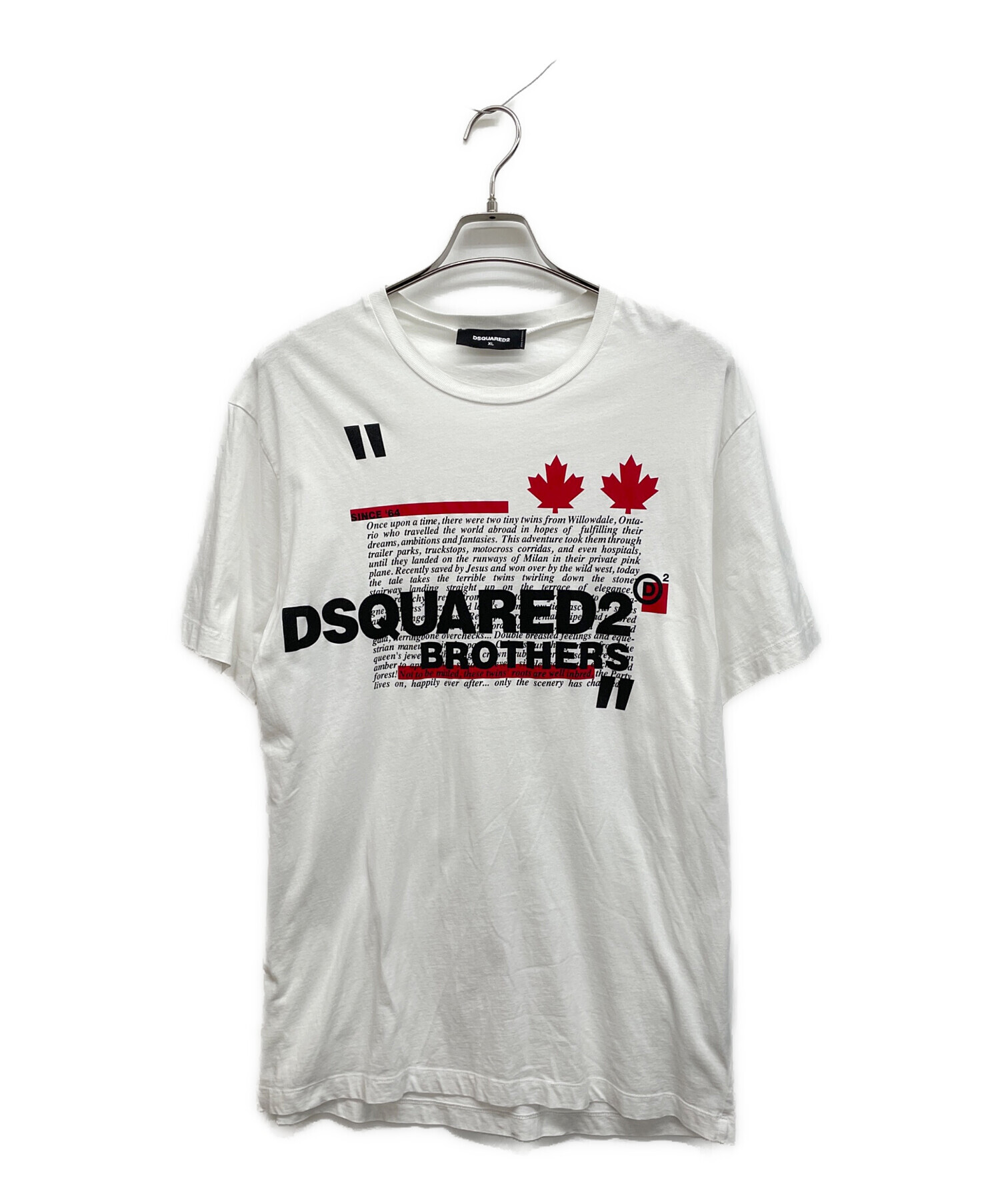 中古・古着通販】DSQUARED2 (ディースクエアード) 半袖カットソー