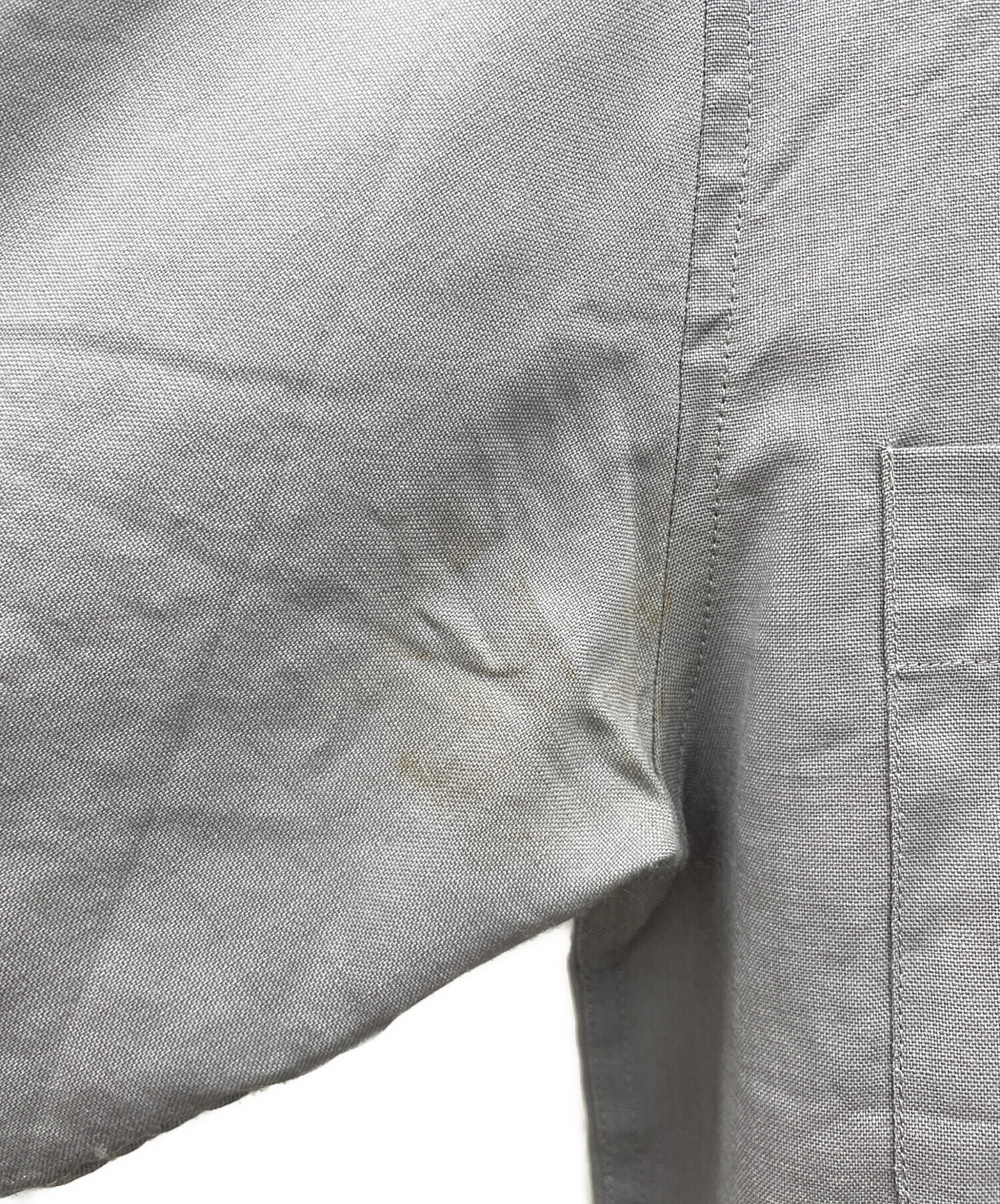 中古・古着通販】TENDERLOIN (テンダーロイン) ウールシャツ グレー