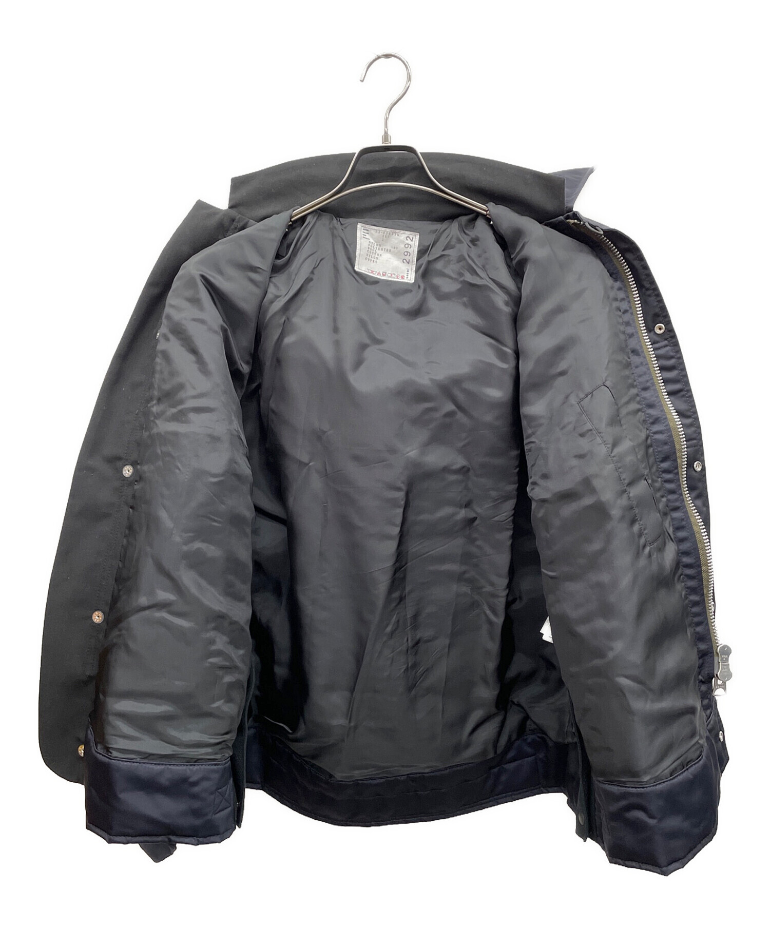 中古・古着通販】sacai (サカイ) Nylon Twill Blouson ネイビー サイズ