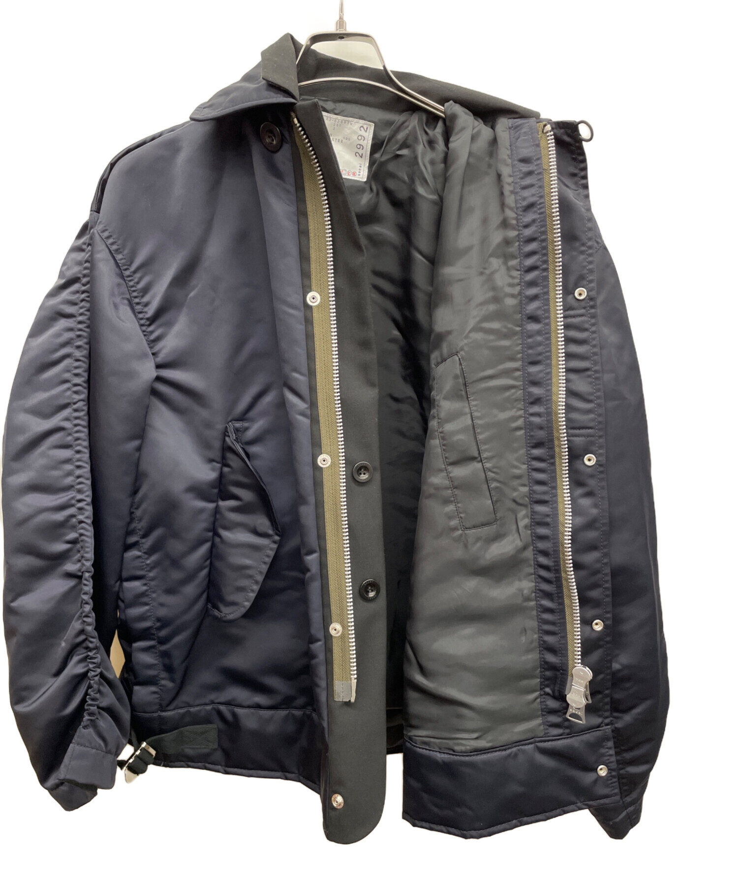 中古・古着通販】sacai (サカイ) Nylon Twill Blouson ネイビー サイズ
