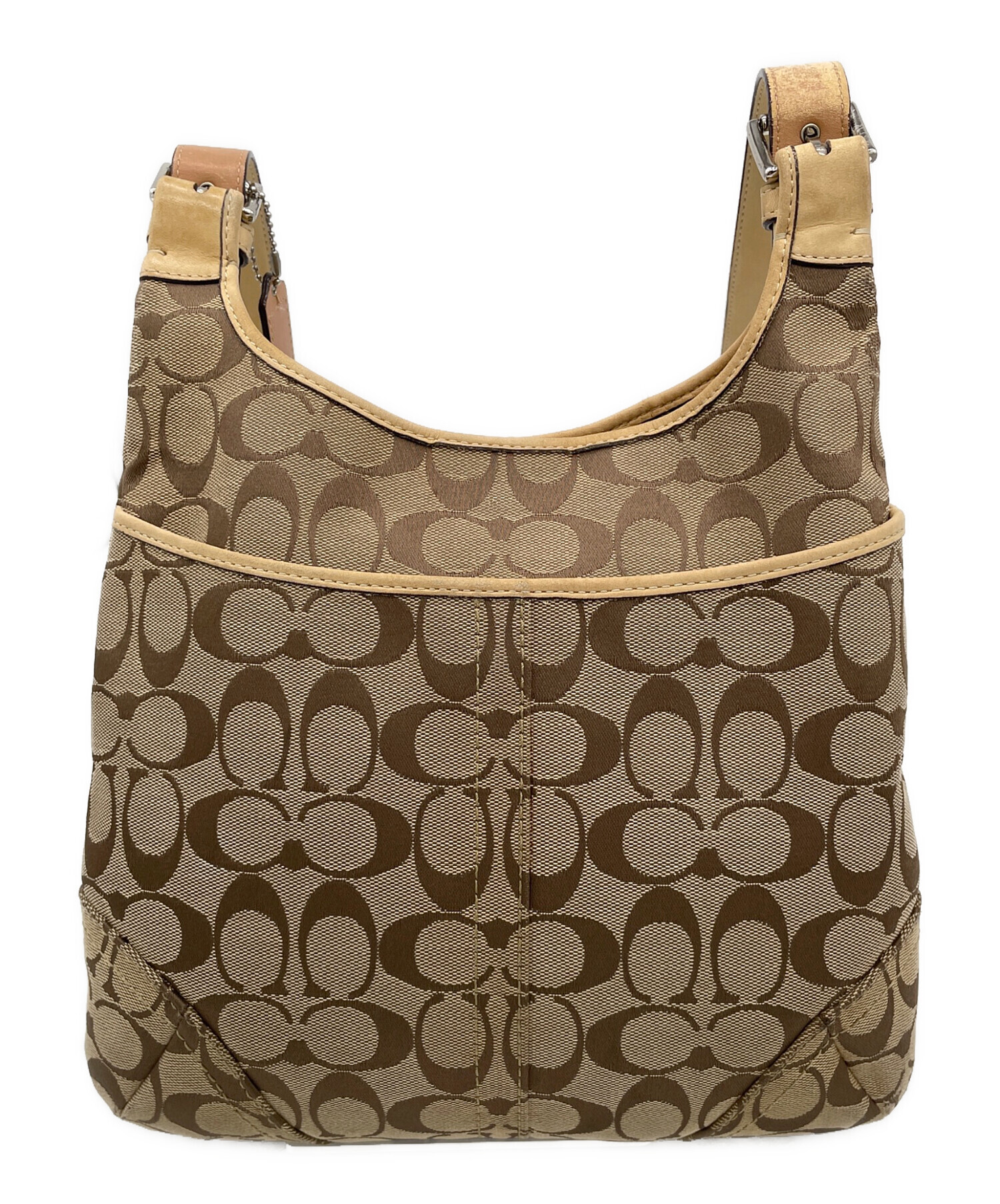 中古・古着通販】COACH (コーチ) ショルダーバッグ ブラウン｜ブランド 