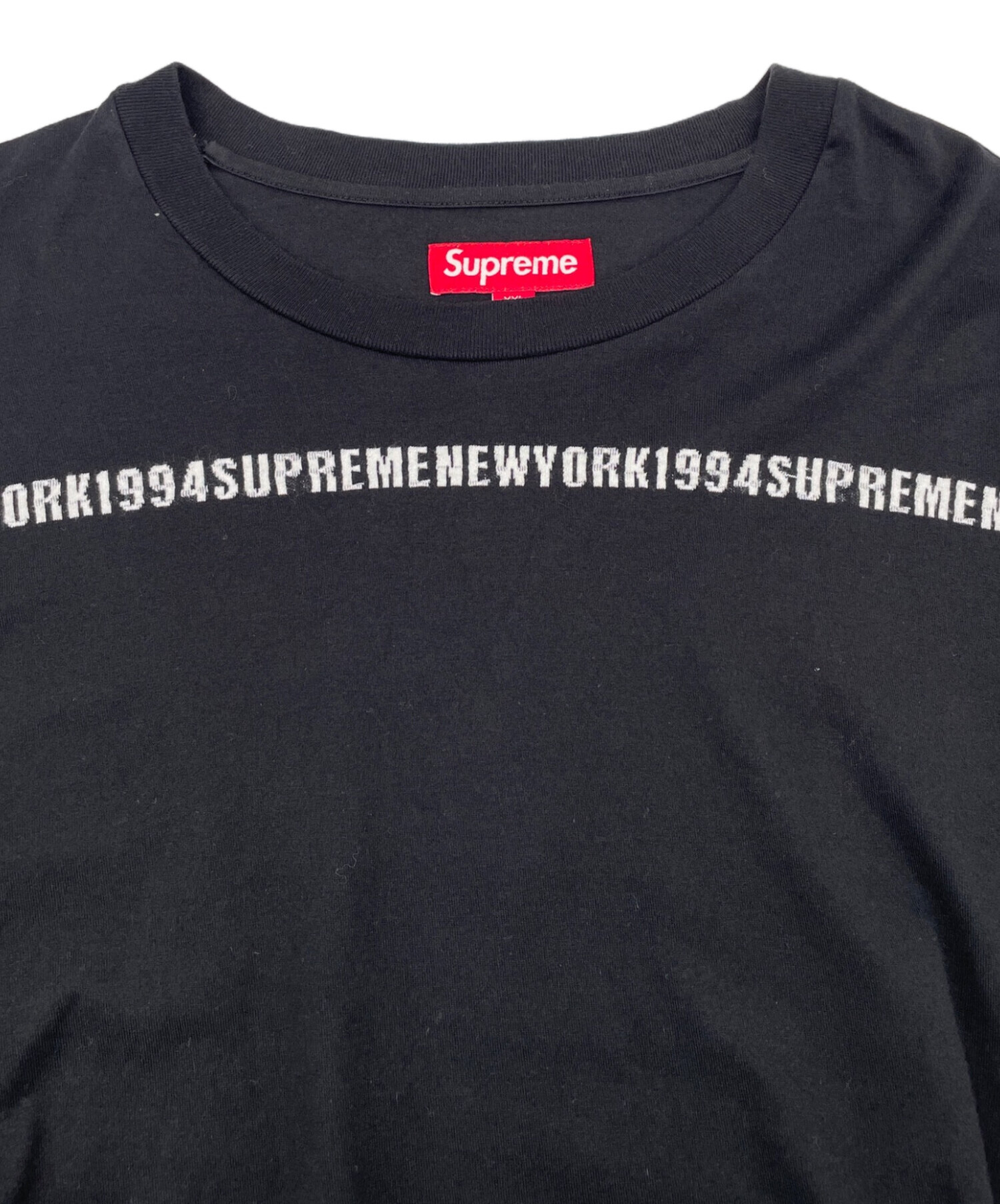 中古・古着通販】SUPREME (シュプリーム) 長袖カットソー ブラック