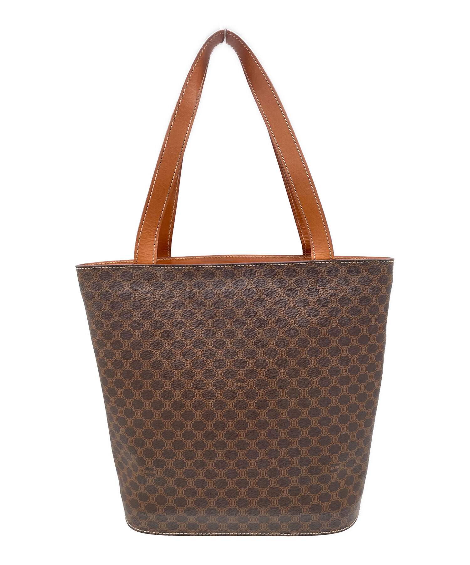 中古・古着通販】CELINE (セリーヌ) マカダム柄 ハンドバッグ 