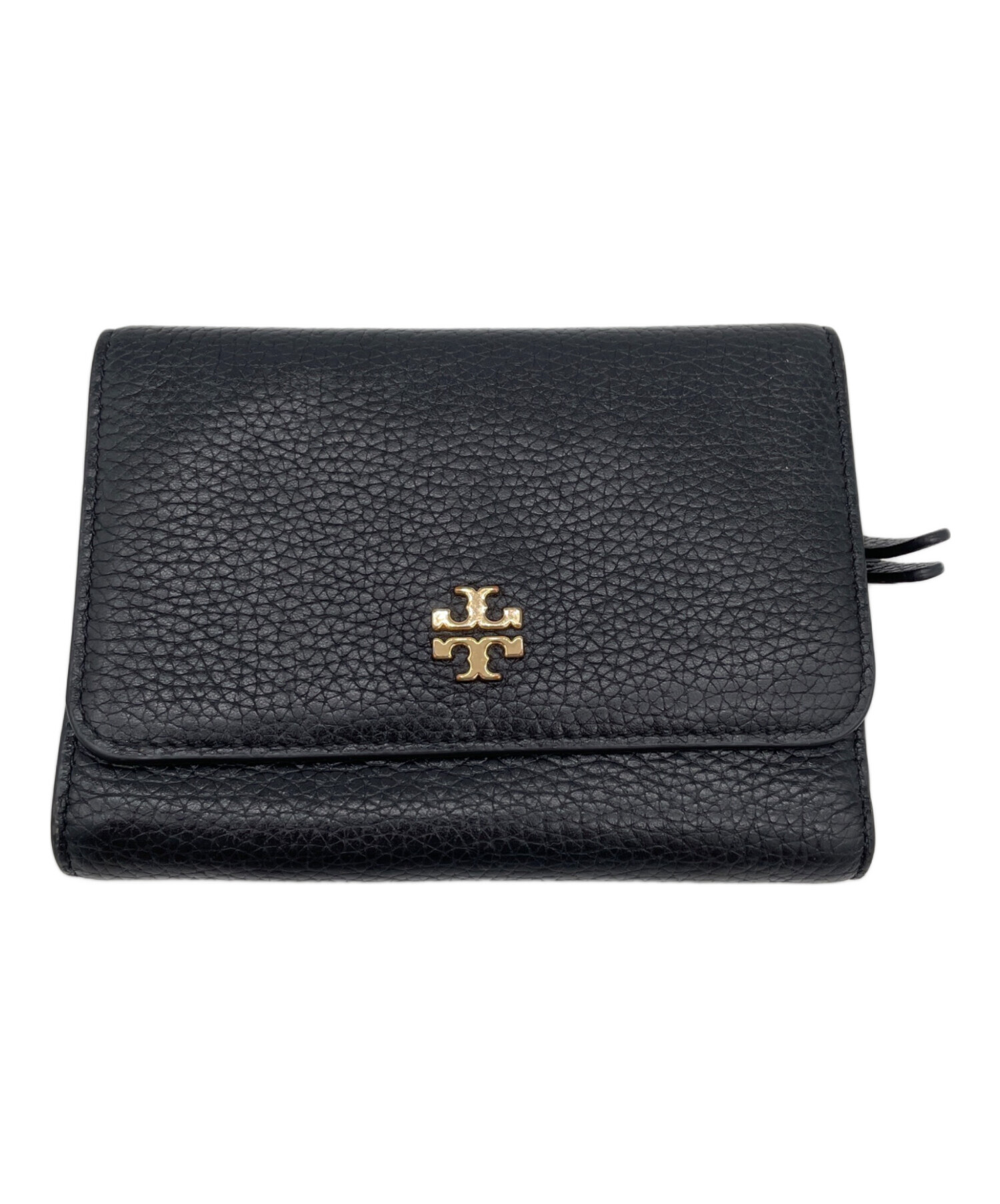 安い買い付け TORY BURCH トリーバーチ フラップウォレット 財布 黒 
