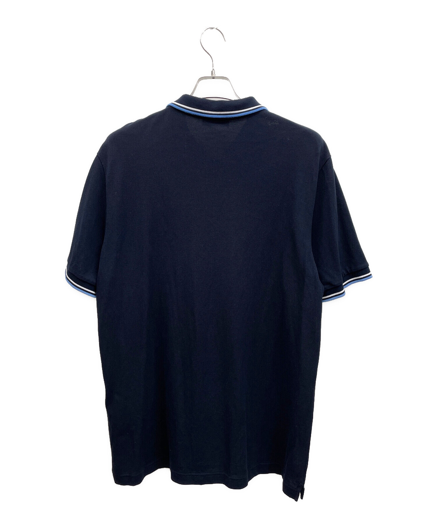 中古・古着通販】PRADA (プラダ) ポロシャツ ネイビー サイズ:XXL
