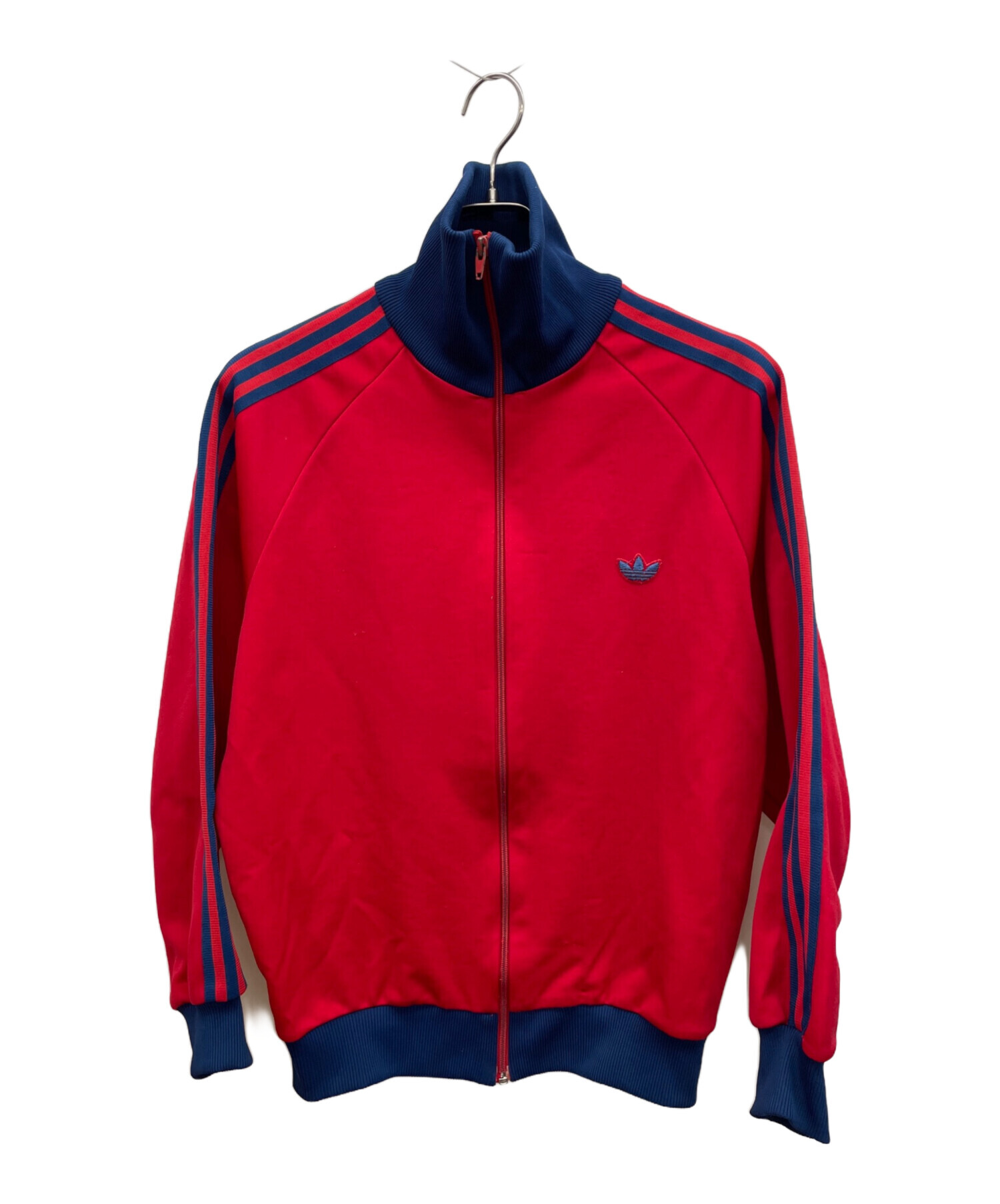 adidas 80s トラックジャケット 5号 赤 中古・古着通販】adidas (アディダス) 80s トラックジャケット レッド