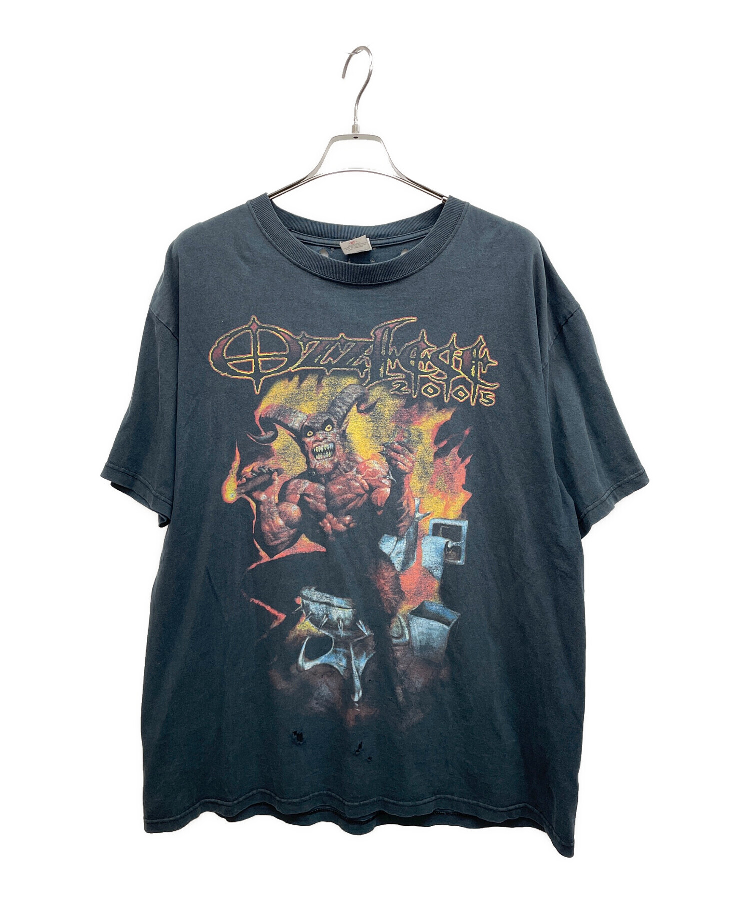 中古・古着通販】anvil (アンヴィル) ヴィンテージTシャツ ブラック