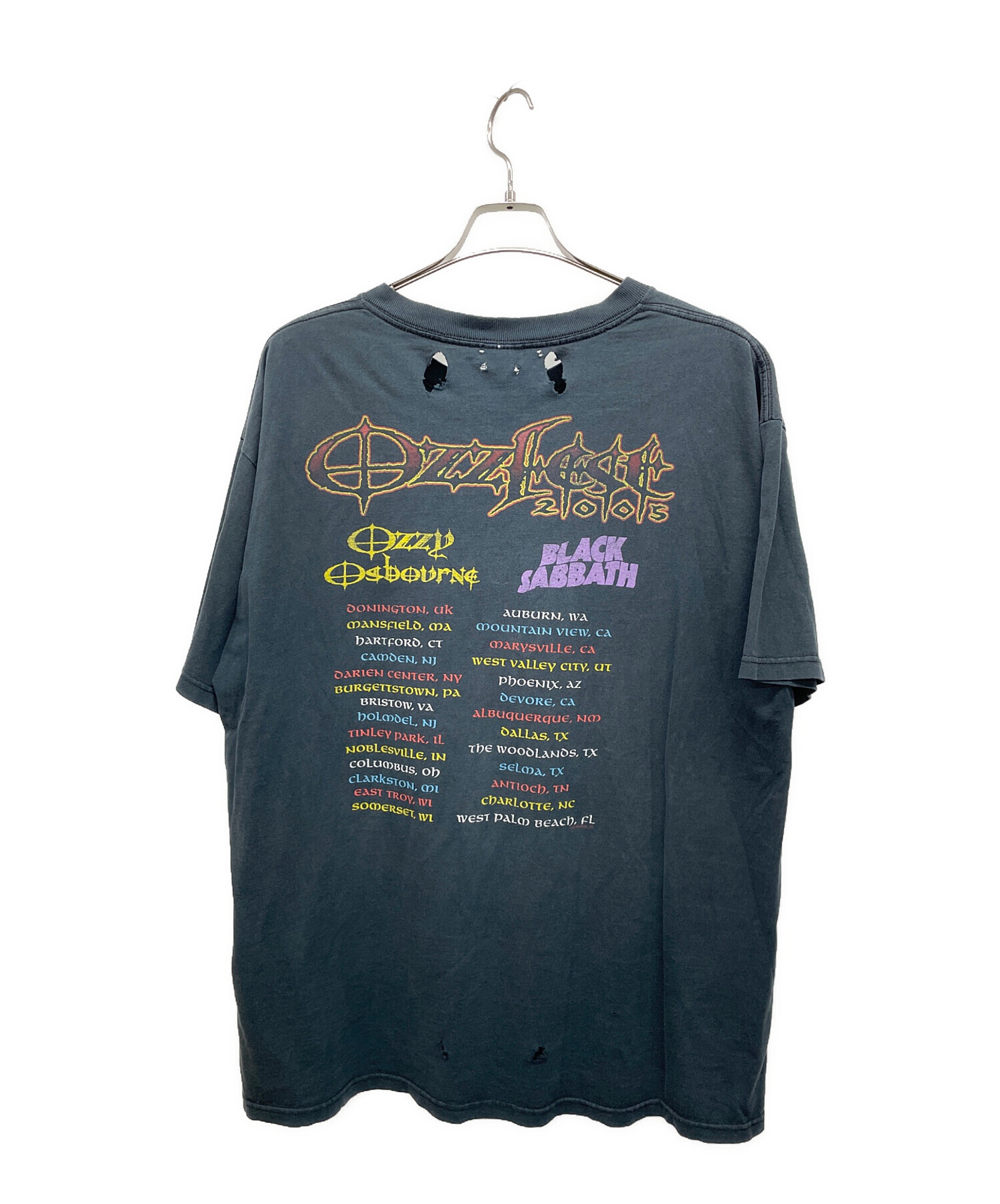 中古・古着通販】anvil (アンヴィル) ヴィンテージTシャツ ブラック