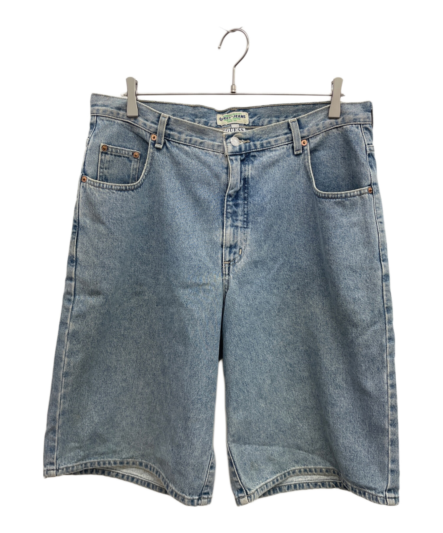 メンズ デニム 古着 90s Guess Jeans ゲス 34 ハーフパンツ 美品