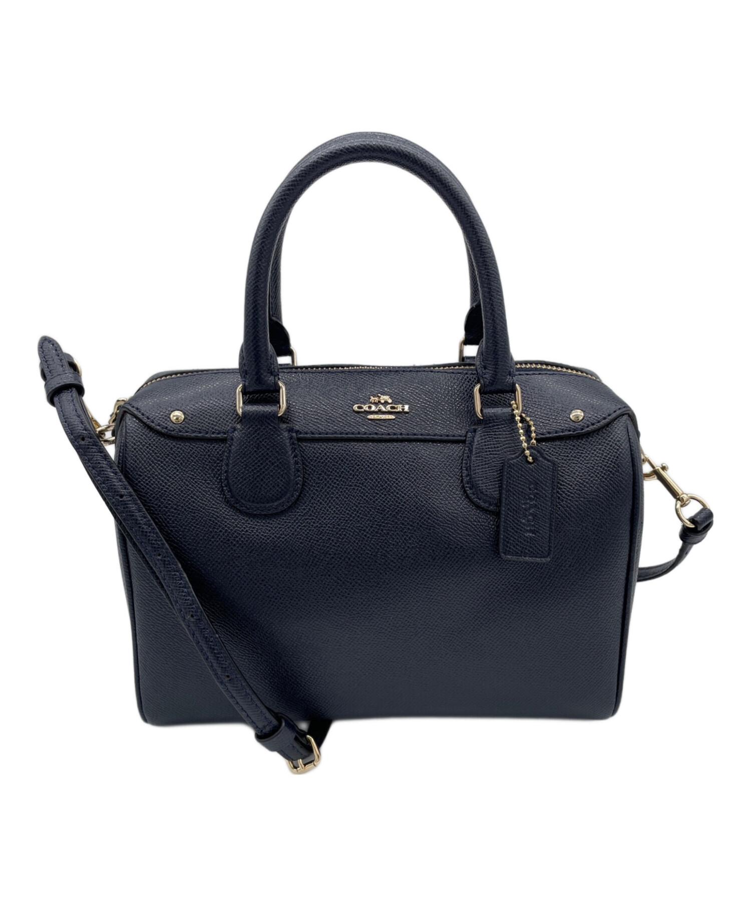 COACH（コーチ）】ネイビー ショルダーバッグ 2way