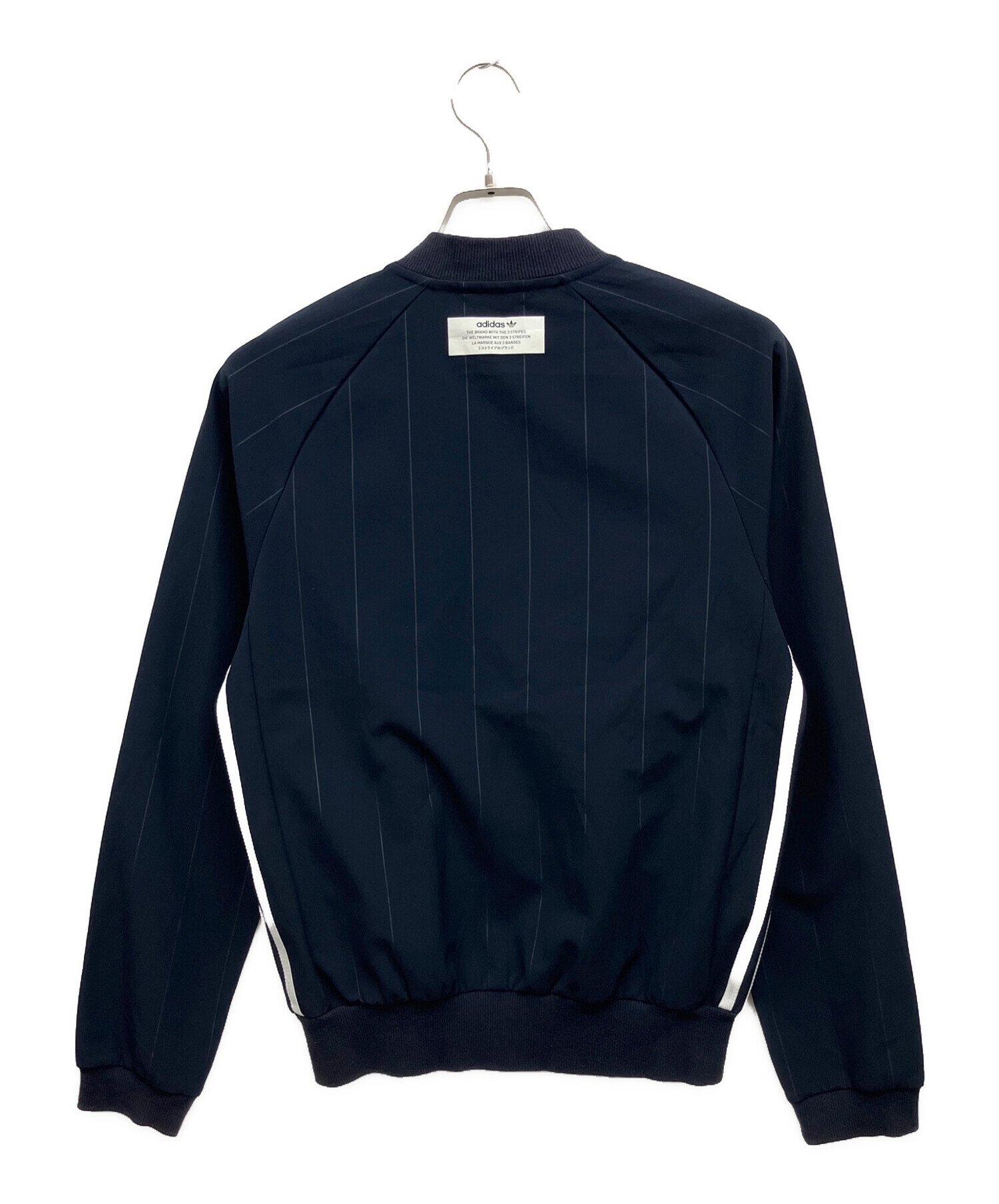 新品未使用 adidas レトロブルゾン(ネイビー) XS トラックジャケット adidas アディダスオリジナルス トラックジャケット XS ネイビー 刺繍