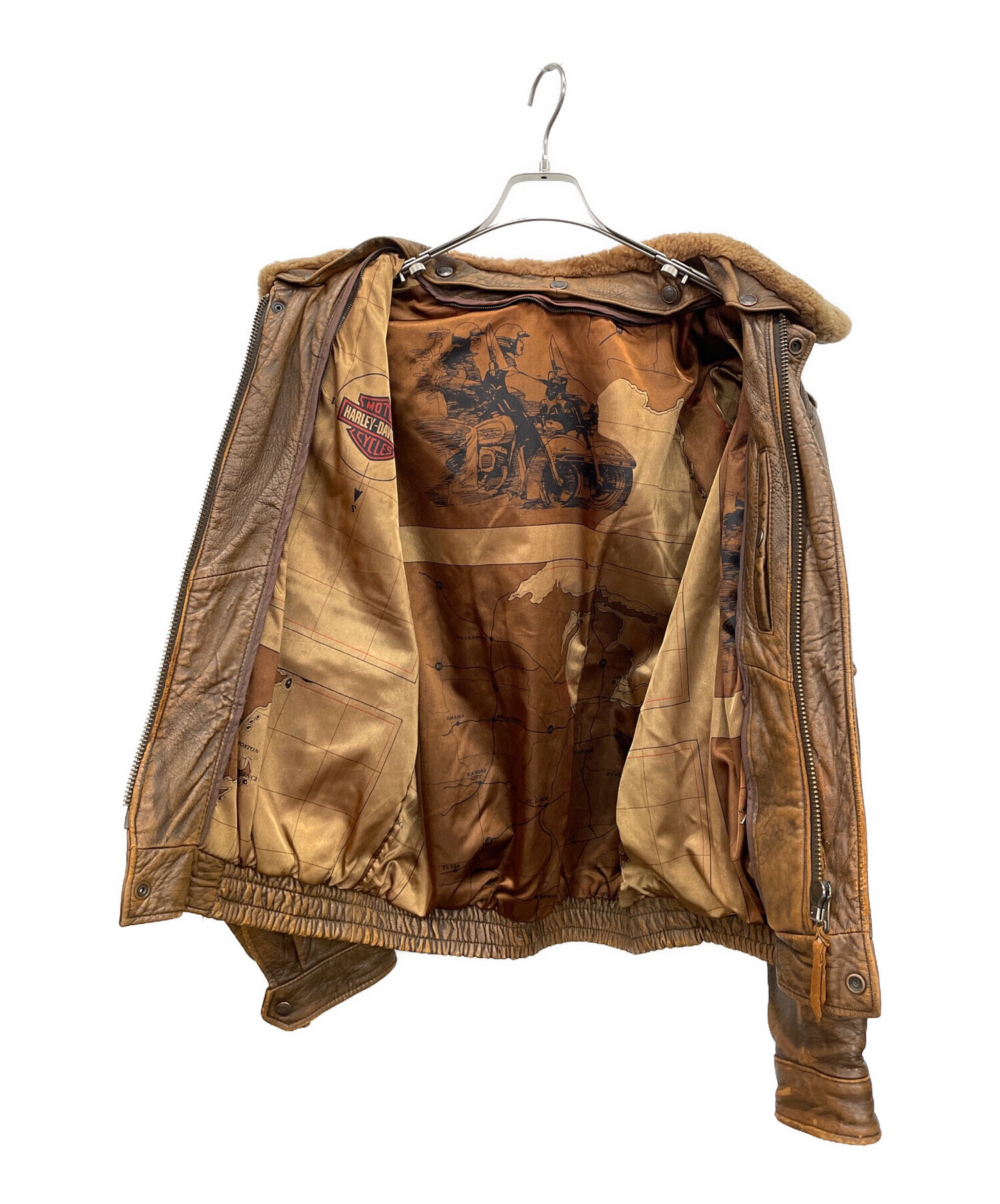 中古・古着通販】HARLEY-DAVIDSON (ハーレーダビッドソン) レザー