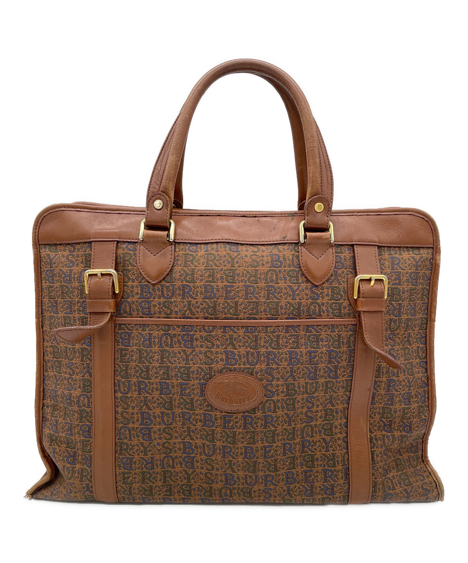 【廃盤】BURBERRY　コゲ茶　ビジネスバッグ　バーバリー 中古・古着通販】BURBERRY (バーバリー) ハンドバッグ｜ブランド・古着