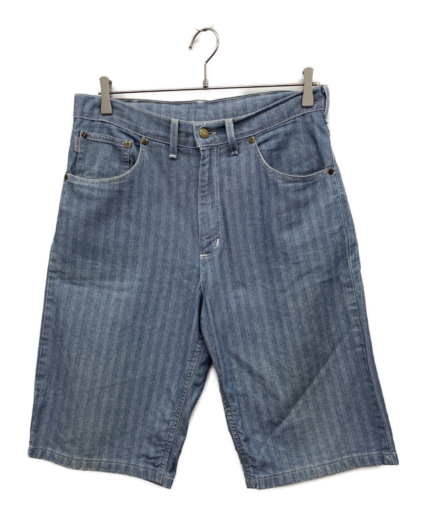 カーハート　リメイク　ハーフパンツ 中古・古着通販】CarHartt (カーハート) ハーフパンツ スカイブルー