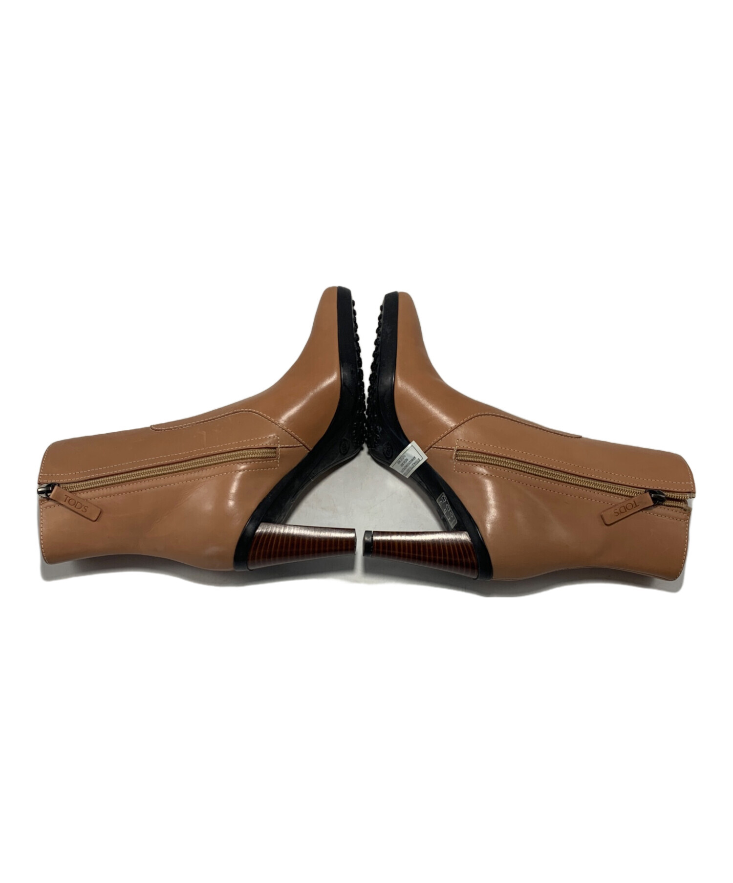 中古・古着通販】TOD'S (トッズ) サイドジップブーツ ブラウン サイズ