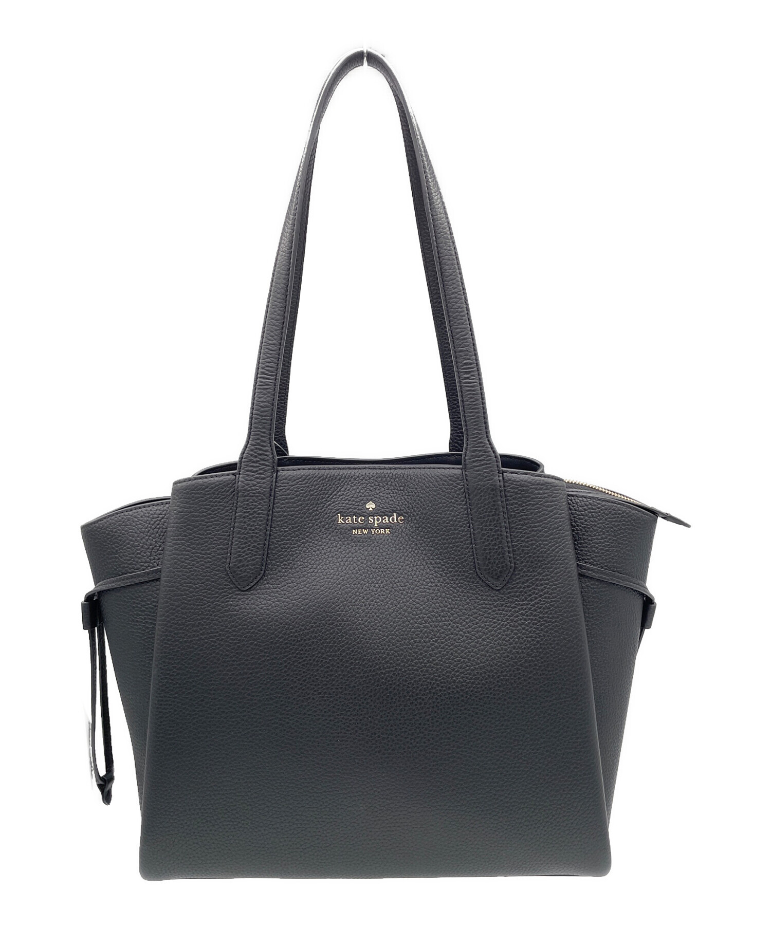 ケイト・スペード kate spade トートバッグバッグ黒 中古・古着通販】Kate Spade (ケイトスペード) トートバッグ ブラック