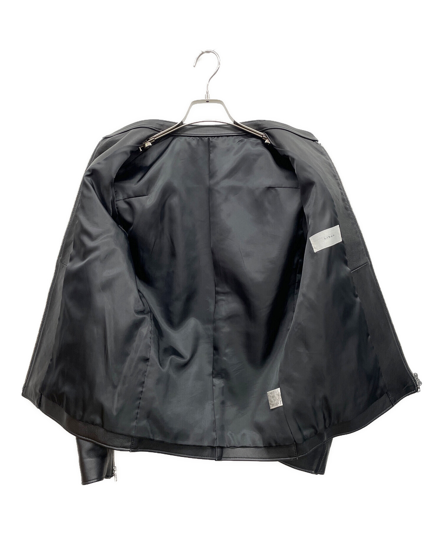 中古・古着通販】LIDnM (リドム) シングルライダースジャケット