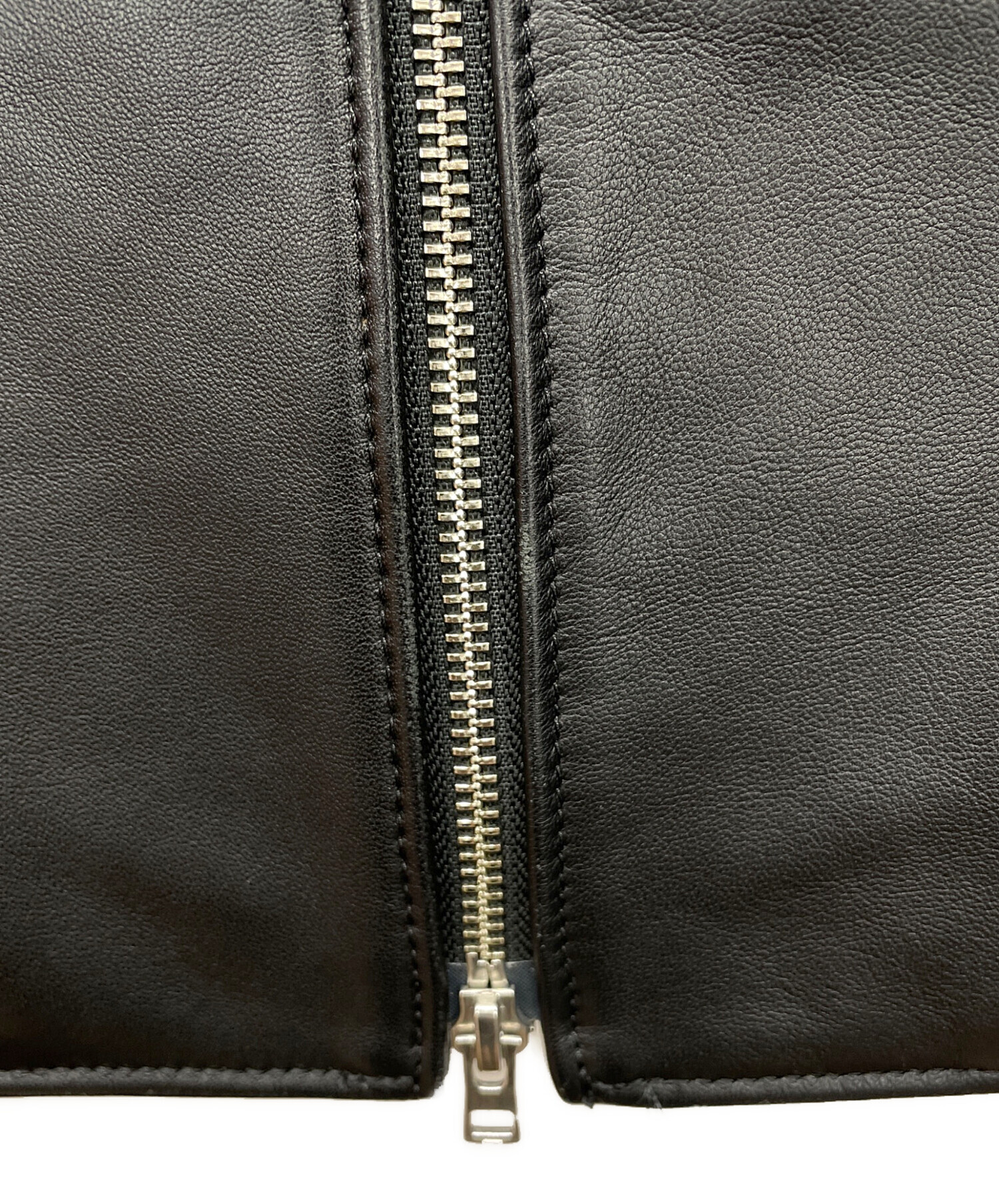 リドム レザージャケット 中古・古着通販】LIDnM (リドム) ラムレザーシングルライダース