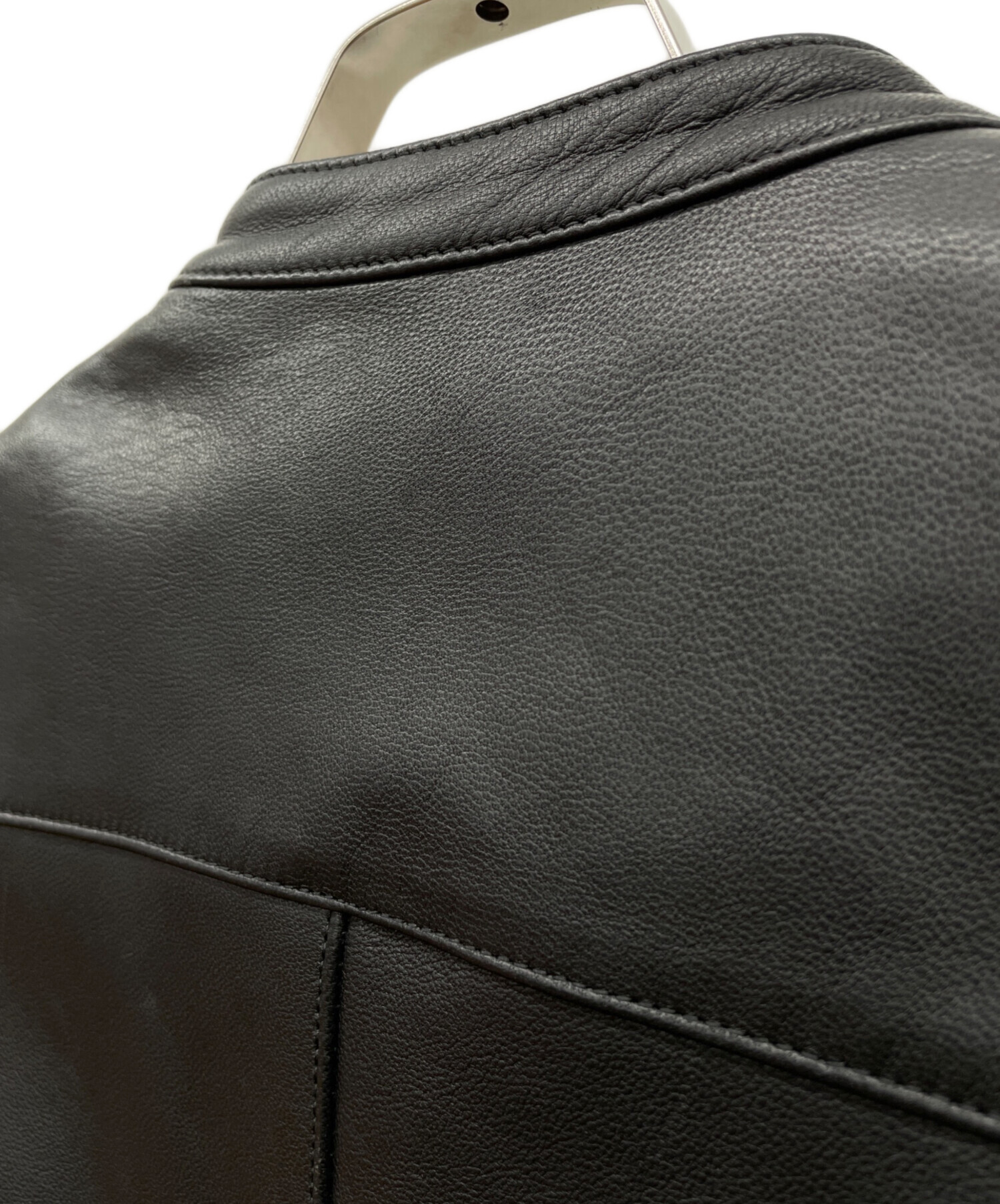 リドム レザージャケット 中古・古着通販】LIDnM (リドム) ラムレザーシングルライダース