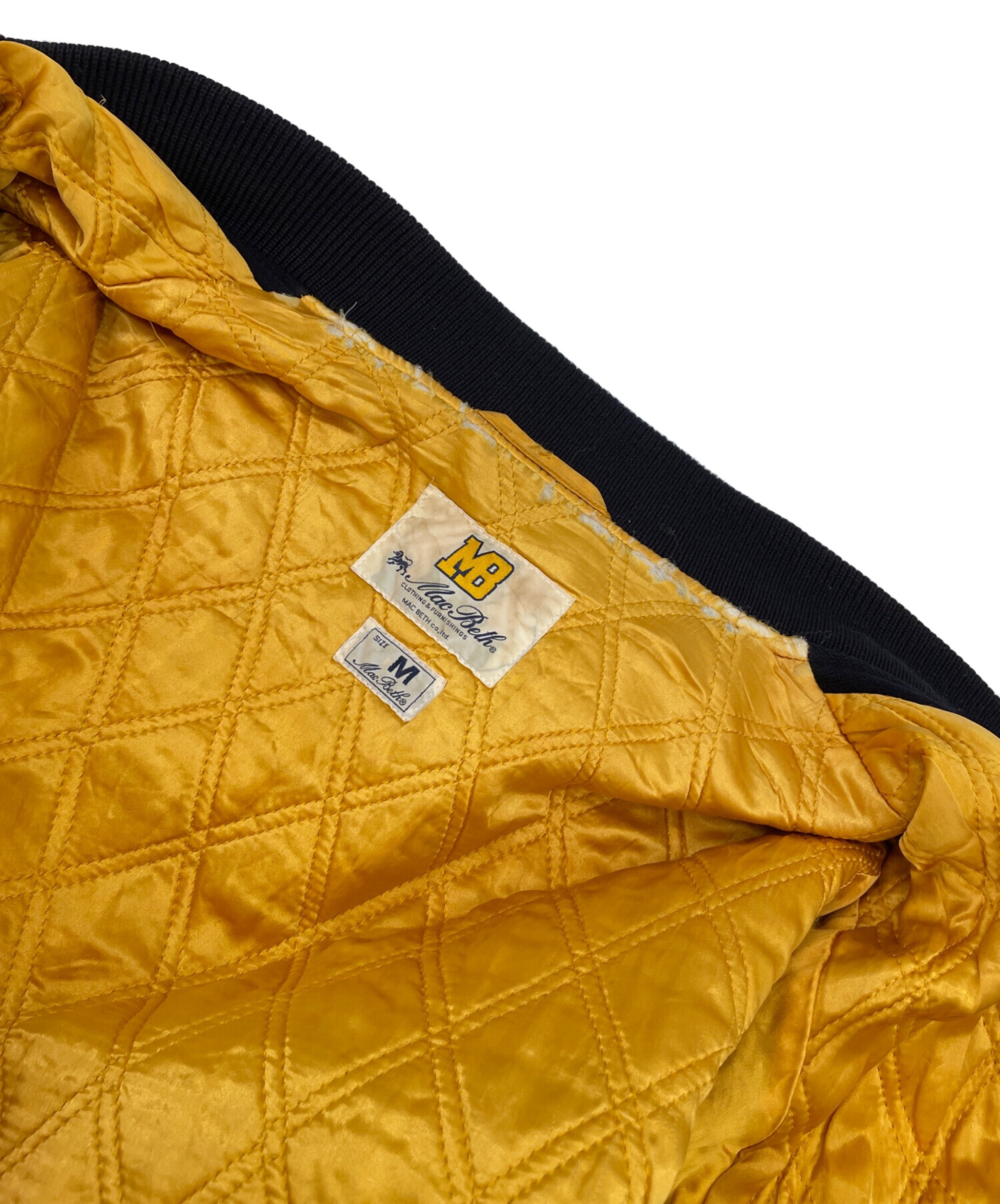 中古・古着通販】MACBETH (マクベス) スタジャン ネイビー サイズ:M