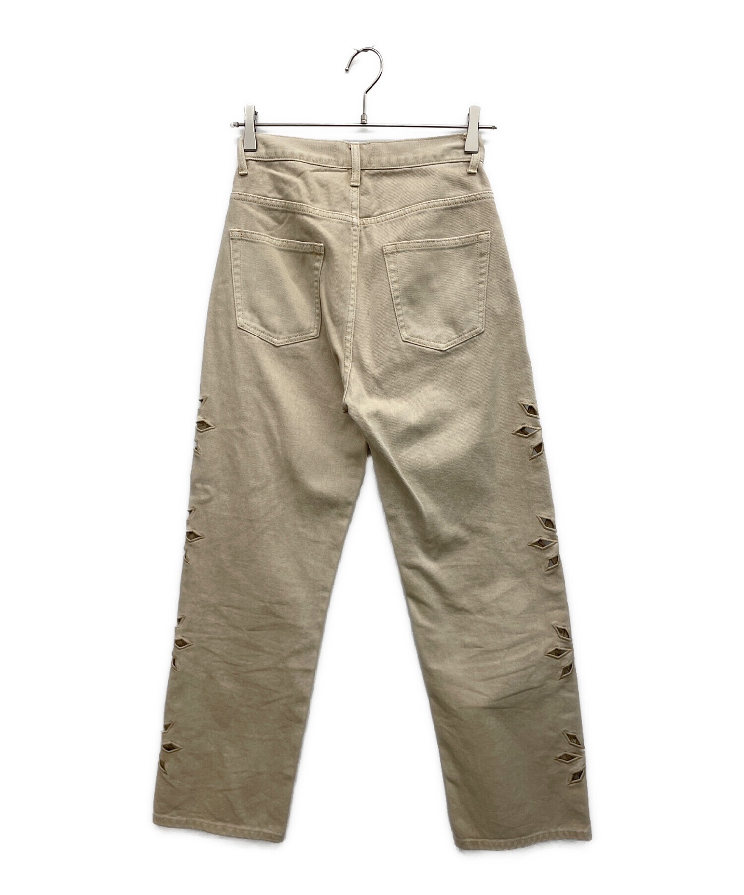 Sea Room lynn ベージュパンツ 中古・古着通販】Sea Room Lynn (シールームリン) デニムパンツ サイズ