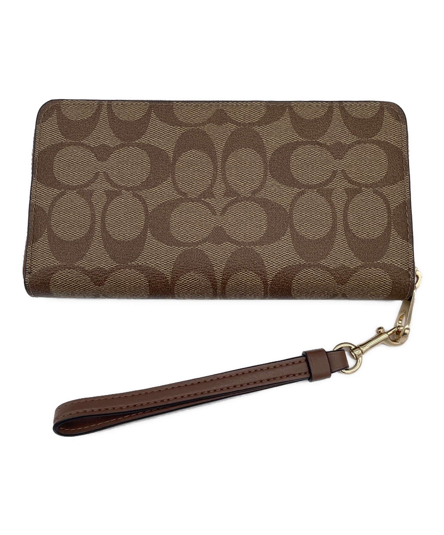 コーチ COACH 長財布 財布 シグネチャー ジップアラウンド ラウンド 