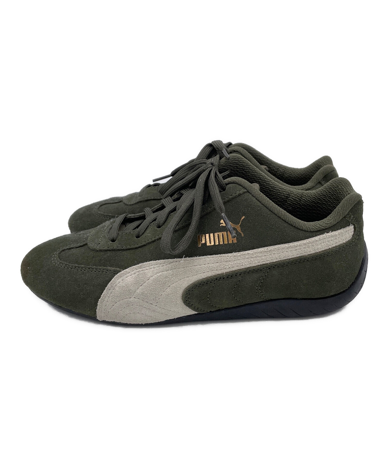 中古・古着通販】PUMA (プーマ) スニーカー グリーン サイズ:25cm 