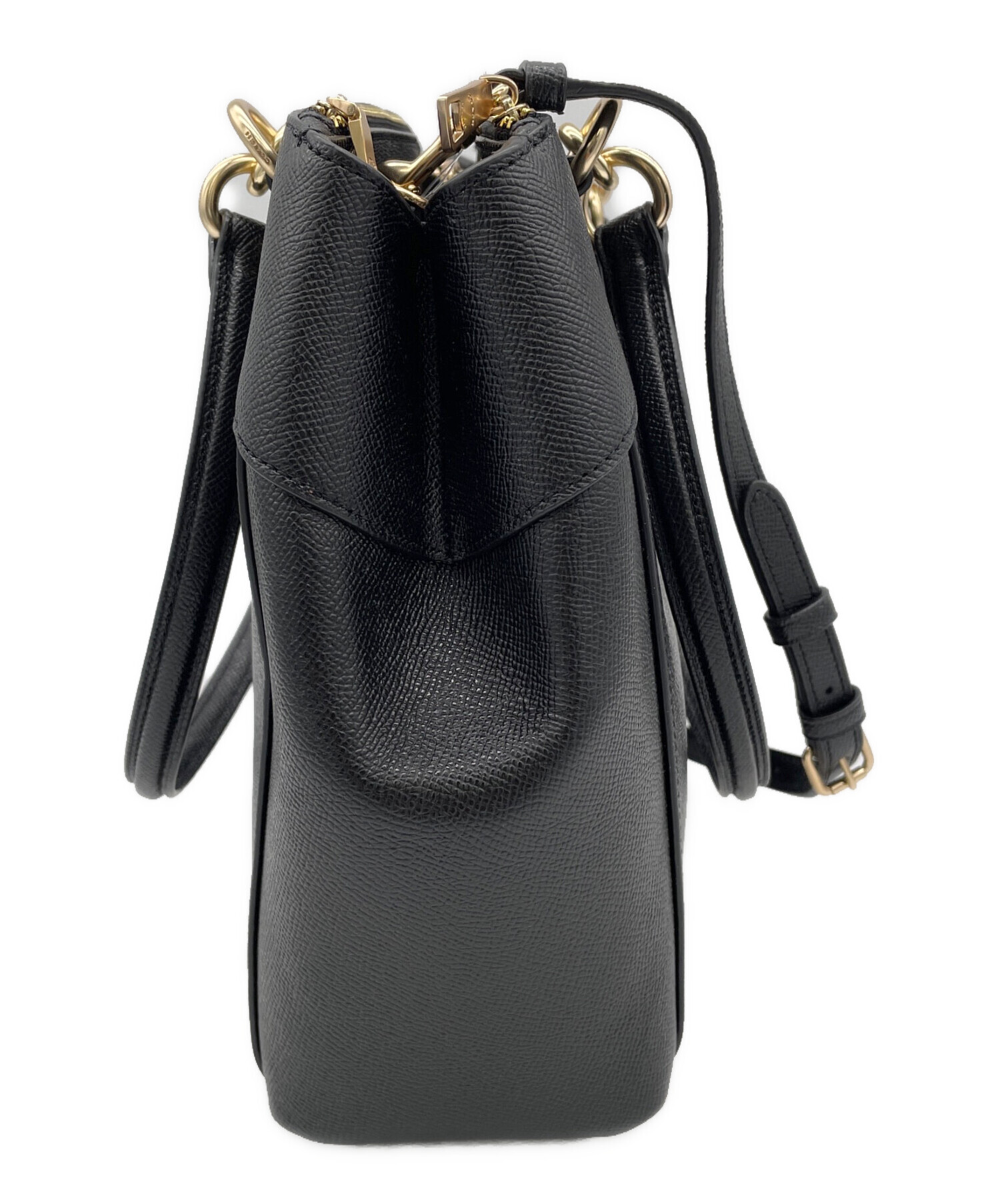 中古・古着通販】COACH (コーチ) 2WAYバッグ ブラック 未使用品