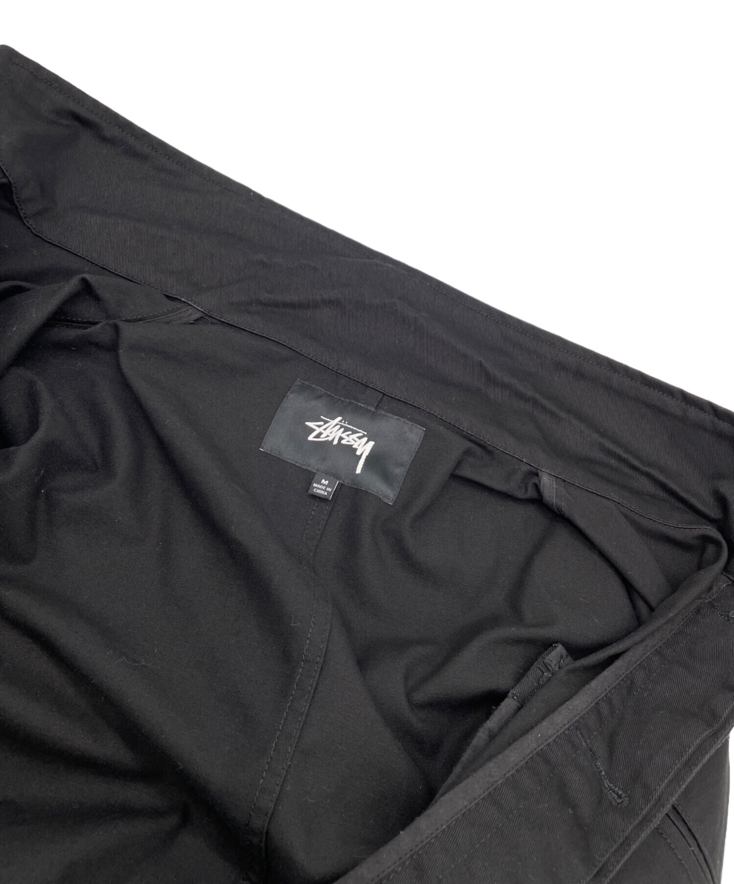 中古・古着通販】stussy (ステューシー) つなぎ ブラック サイズ:M