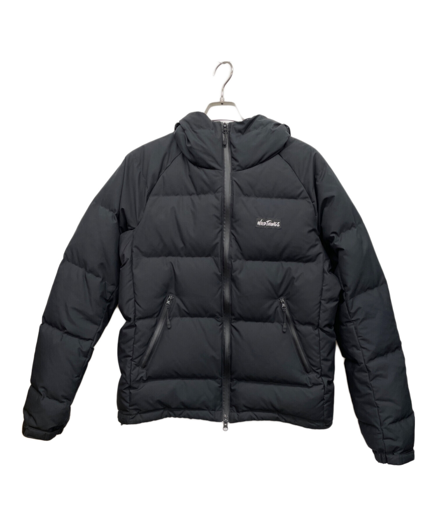 WILD THINGS ブラックダウンジャケット Fサイズ 中古・古着通販】WILD THINGS (ワイルドシングス) ダウンジャケット