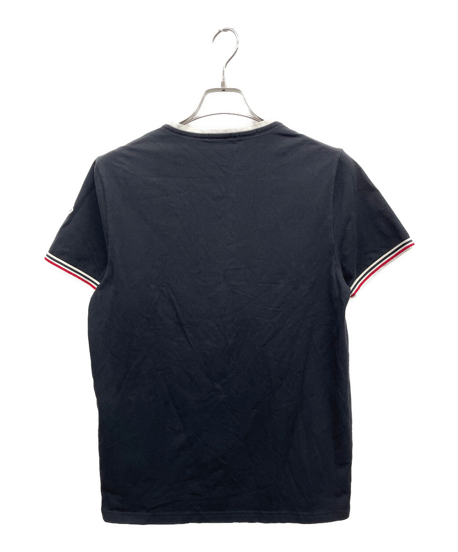 中古・古着通販】MONCLER (モンクレール) 半袖カットソー ブラック 