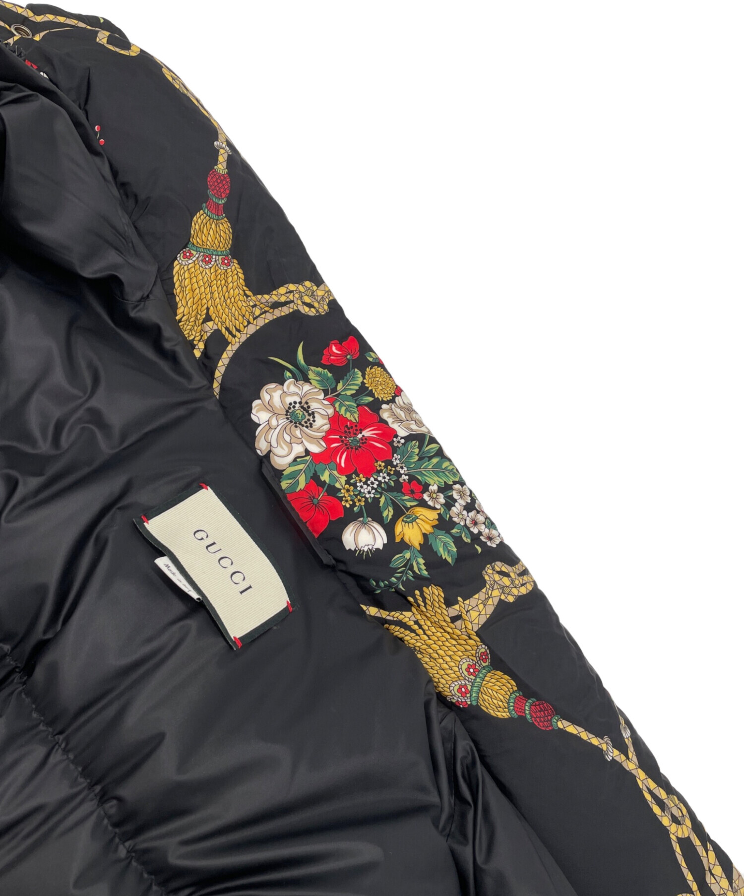 中古・古着通販】GUCCI (グッチ) ダウンコート ブラック サイズ:38