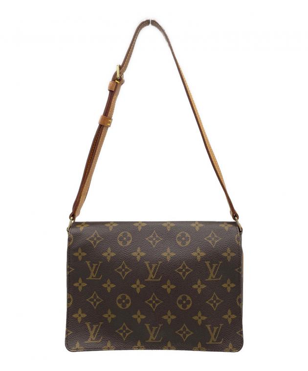 ルイヴィトン LOUIS VUITTON ミュゼットタンゴ モノグラム ショルダーバッグ ブラウン レディース 中古 中古・古着通販】LOUIS VUITTON (ルイ ヴィトン) ミュゼットタンゴ